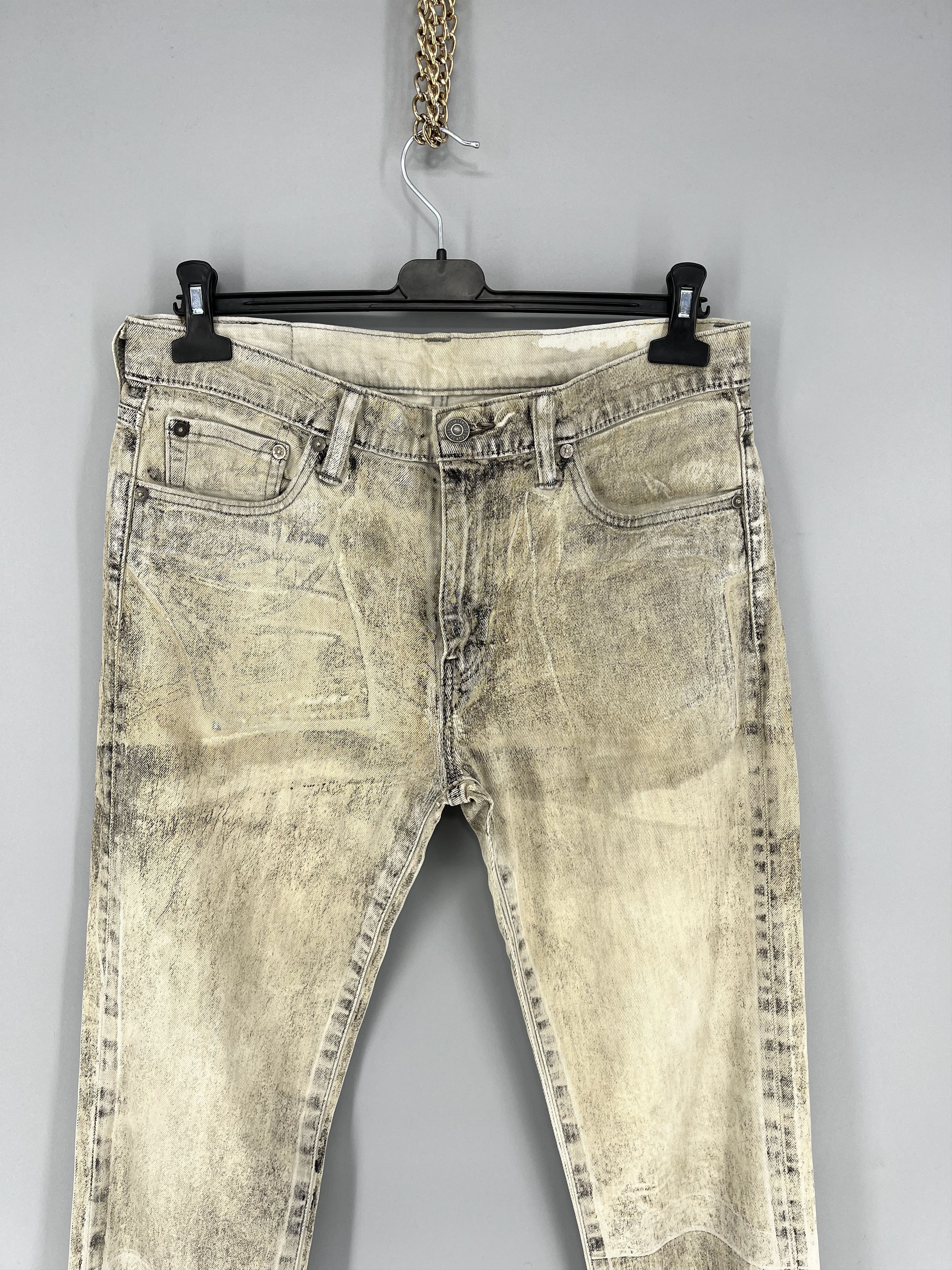 Levi's Vintage Levis 511 Beige Dirty Jeans Levi's Faded Denim Size US 33 - 2 Thumbnail