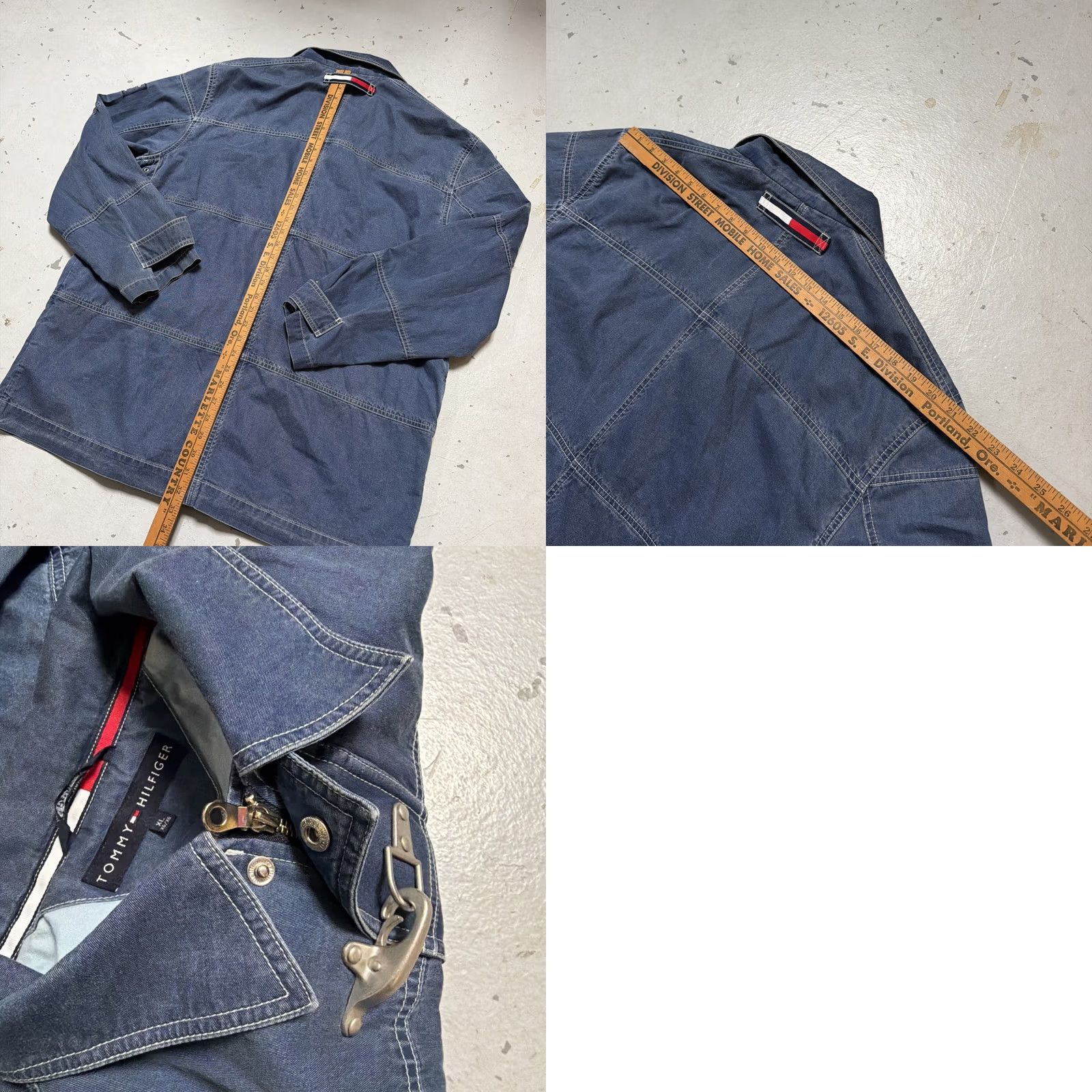 Tommy Hilfiger TOMMY HILFIGER Fireman Clasp Jacket Work Vintage? XL Unisex Adults Cotton Blue 90s Military Firefighter Uniform Workwear Size US XL / EU 56 / 4 - 8 Thumbnail