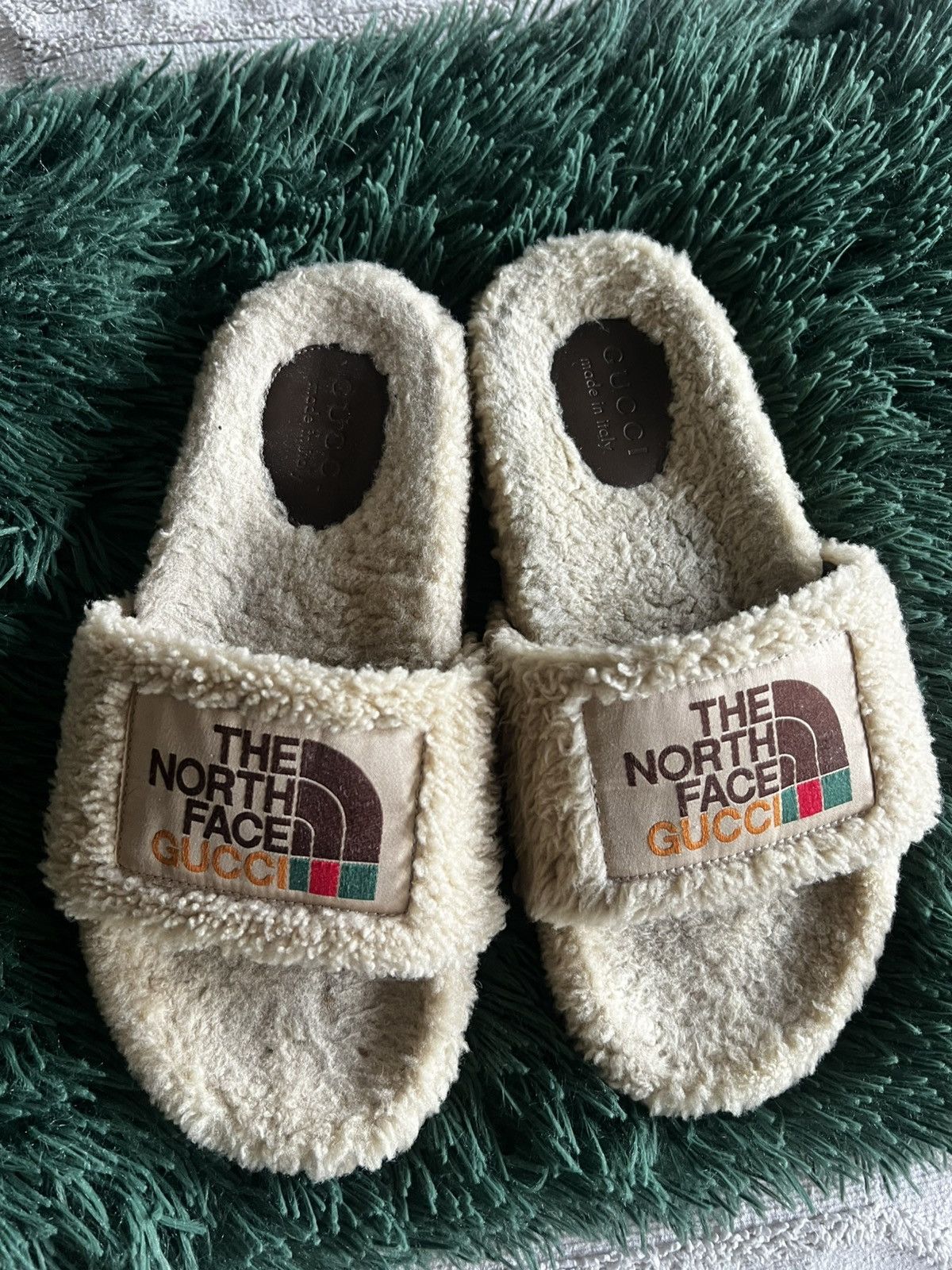 Gucci × The North Face The North Face x Gucci Merino Wool Slides Size 9 Size US 8 / EU 41 - 4 Thumbnail