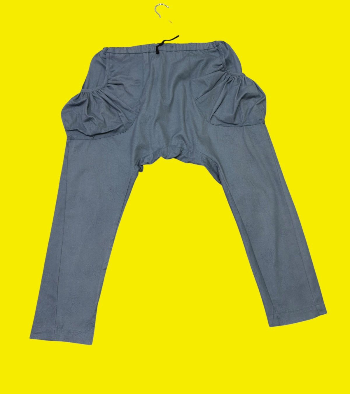 Issey Miyake NE-NET AOP Monkeys Jacquard Drop-Crotch Harem Pants Size US 32 / EU 48 - 4 Thumbnail