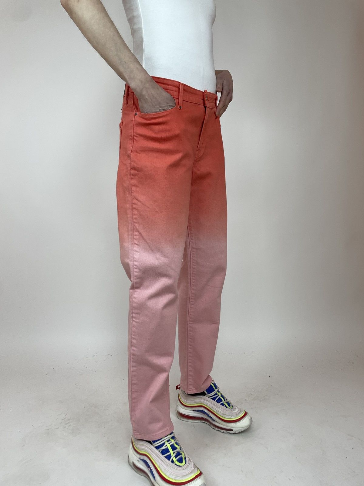 Other Levis Mid Rise Skinny Pink jeans size W31 Size 31" - 3 Thumbnail