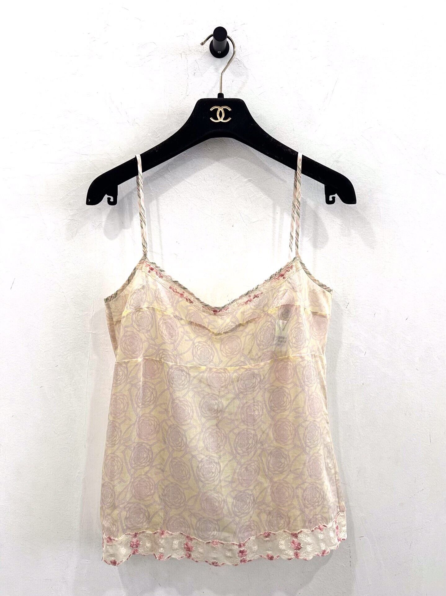 Chanel Chanel Women's Light Yellow Camisole Size XS / US 0-2 / IT 36-38 - 1 Thumbnail