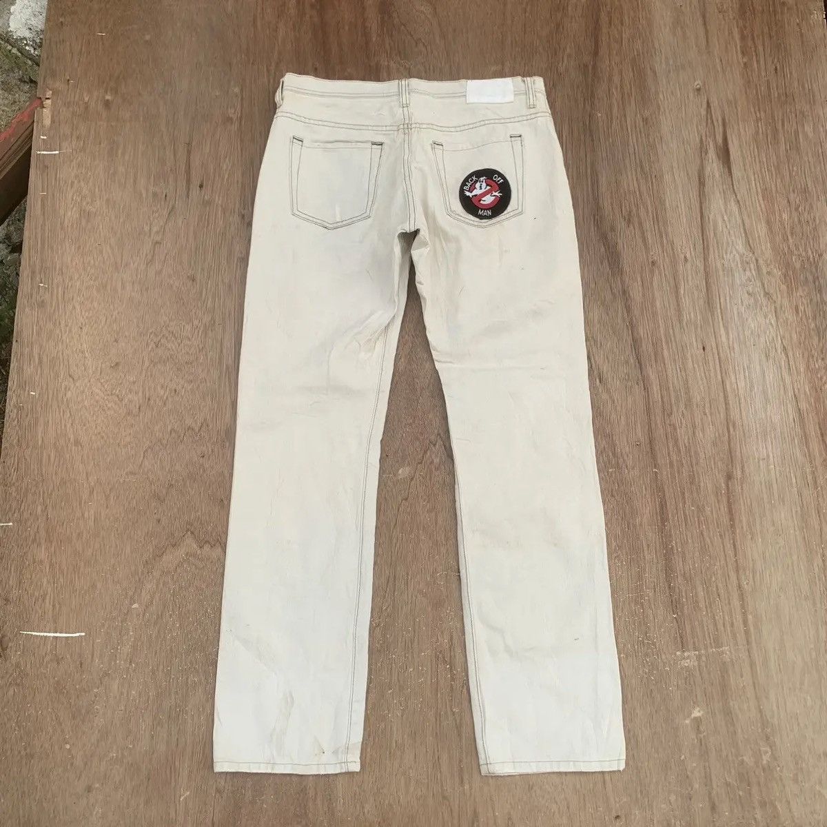 Japanese Brand 5-POCKET HIDEF JAPAN TROUSERS JEANS RIPPED RUSTY DIRTY PANTS Size US 30 / EU 46 - 12 Thumbnail
