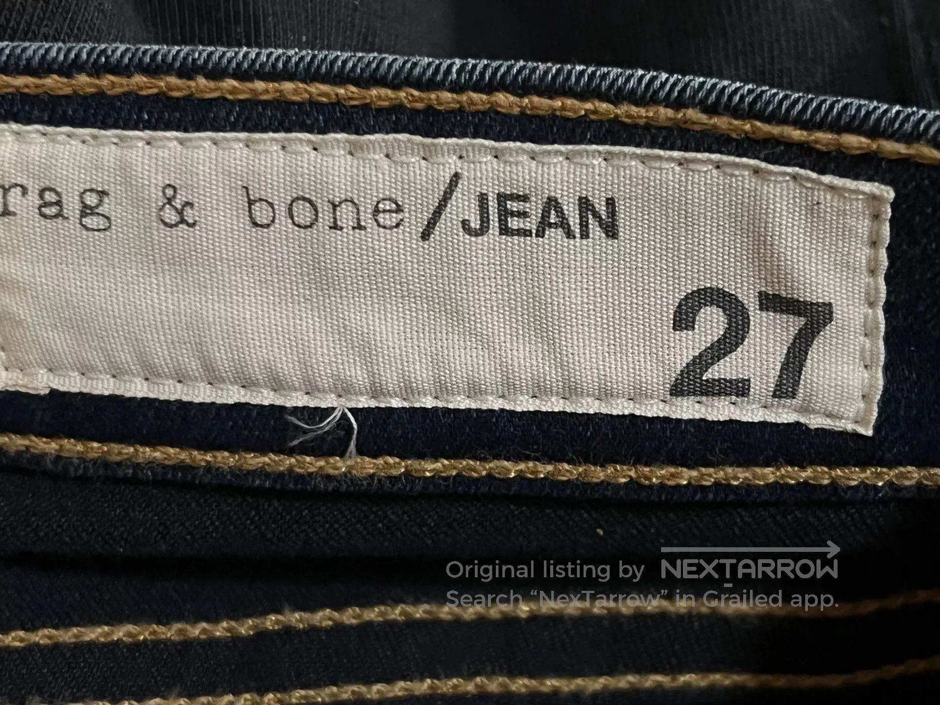 Rag & Bone Rag & Bone Stretch Slim-Fit Jeans. Size 27" / US 4 / IT 40 - 5 Thumbnail