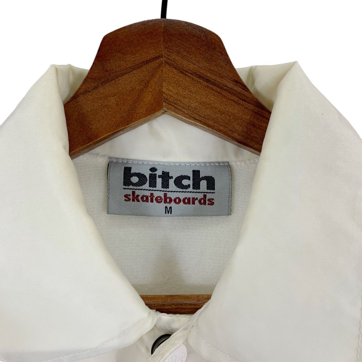 Vintage 🔥🔥🔥BITCH SKATEBOARD SNAP BUTTON LIGHT JACKET Size US M / EU 48-50 / 2 - 5 Thumbnail