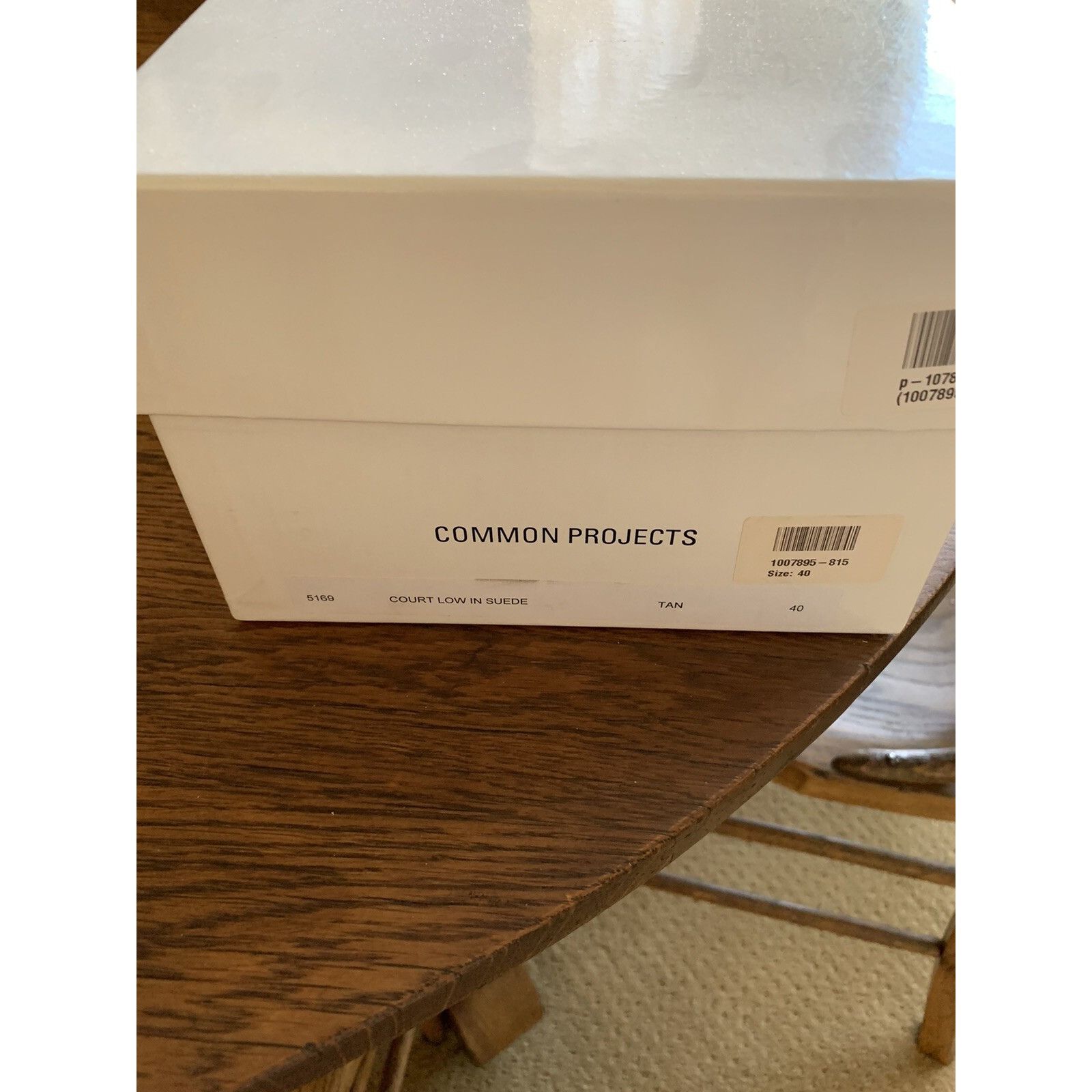 Common Projects NEW WITH BOX COMMON PROJECTS COURT LOW SUEDE TAN SNEAKERS 40 Size US 7 / EU 40 - 4 Thumbnail
