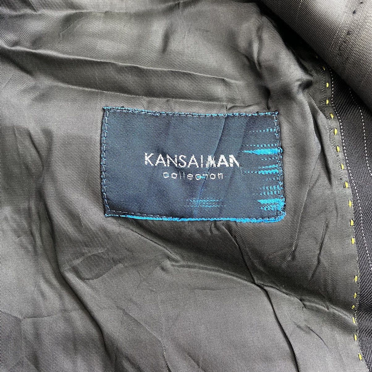 Japanese Brand × Kansai Yamamoto KANSAIMAN KANSAI Yamamoto Japan Hickory Stripes Blazer Coat Size US L / EU 52-54 / 3 - 3 Thumbnail