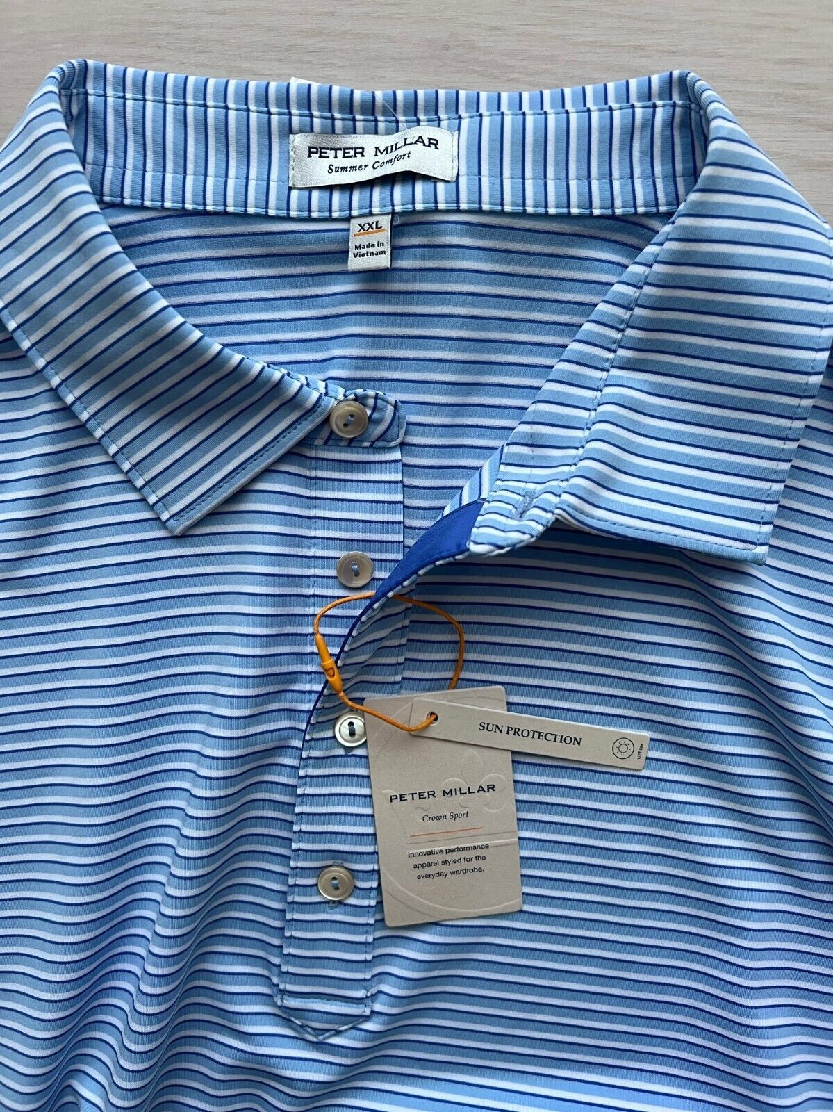 TravisMathew Peter Millar Golf Crown Sport Joyner Jersey Polo Shirt S Size US S / EU 44-46 / 1 - 4 Thumbnail