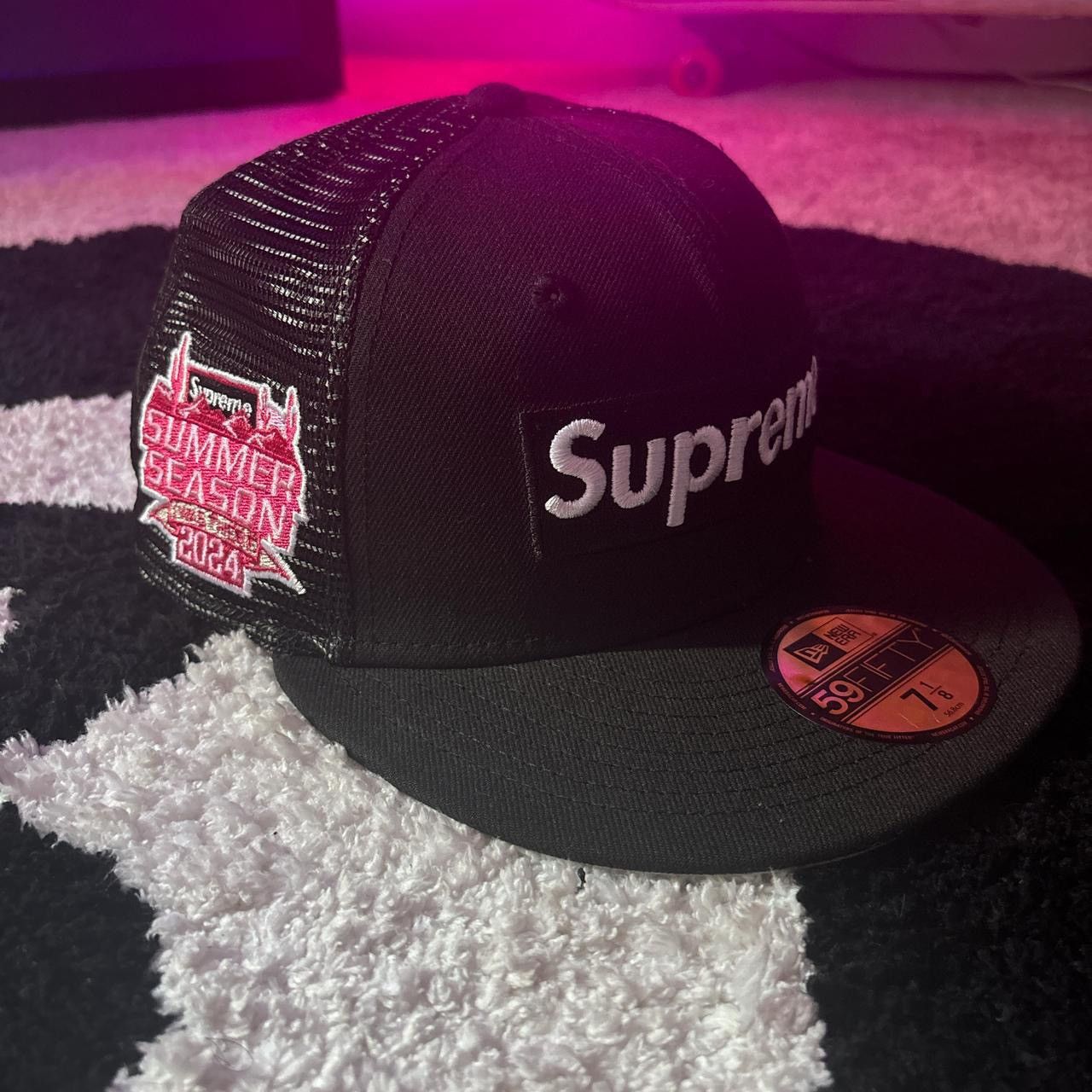 Supreme Supreme Box Logo Mesh Back New Era Cap (SS24) Size ONE SIZE - 2 Thumbnail