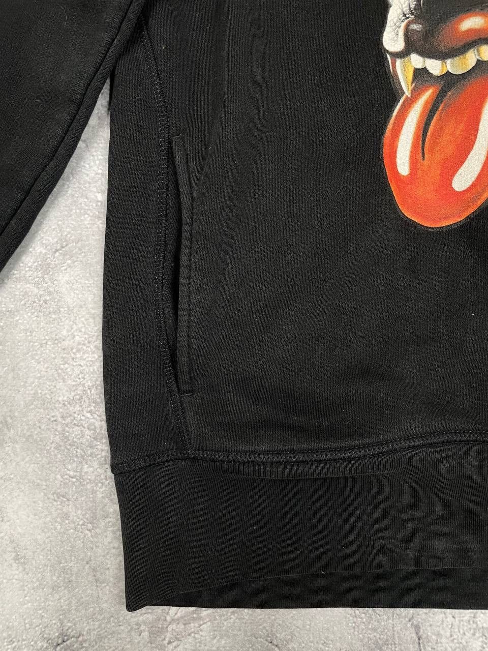 The Rolling Stones Rolling Stones Men Cotton Hoodie Black Size M Size US M / EU 48-50 / 2 - 4 Thumbnail