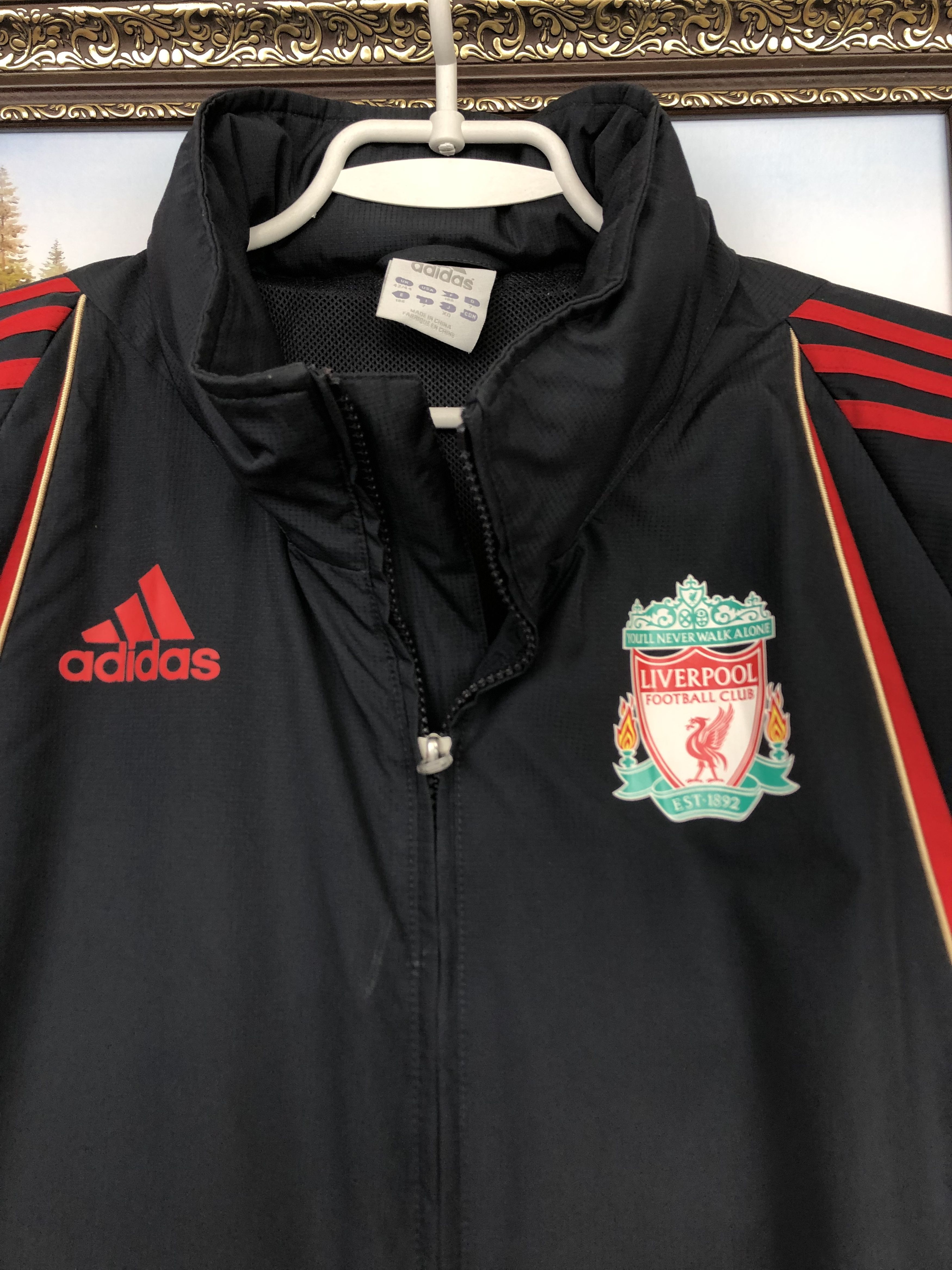 Adidas Vintage Adidas Liverpool Football Jacket Soccer Track Top Size US L / EU 52-54 / 3 - 3 Thumbnail
