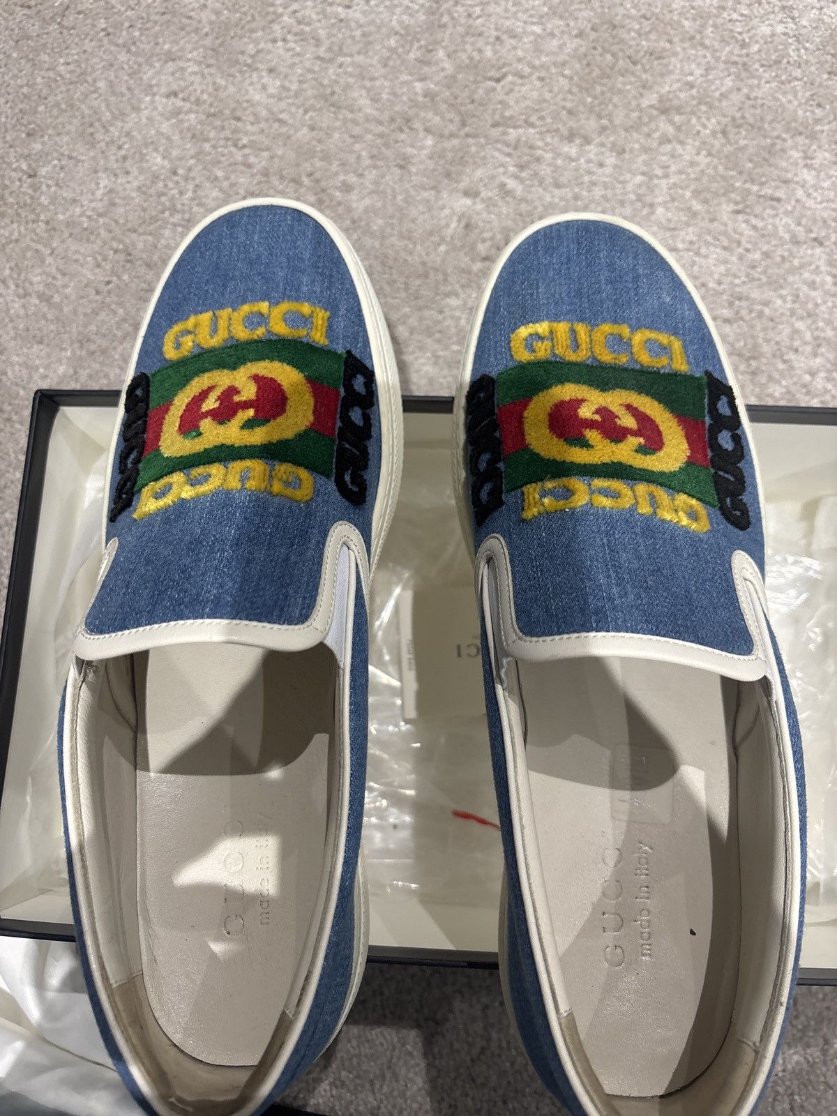 Gucci Gucci Dublin blue men’s shoes Size US 10 / EU 43 - 2 Thumbnail