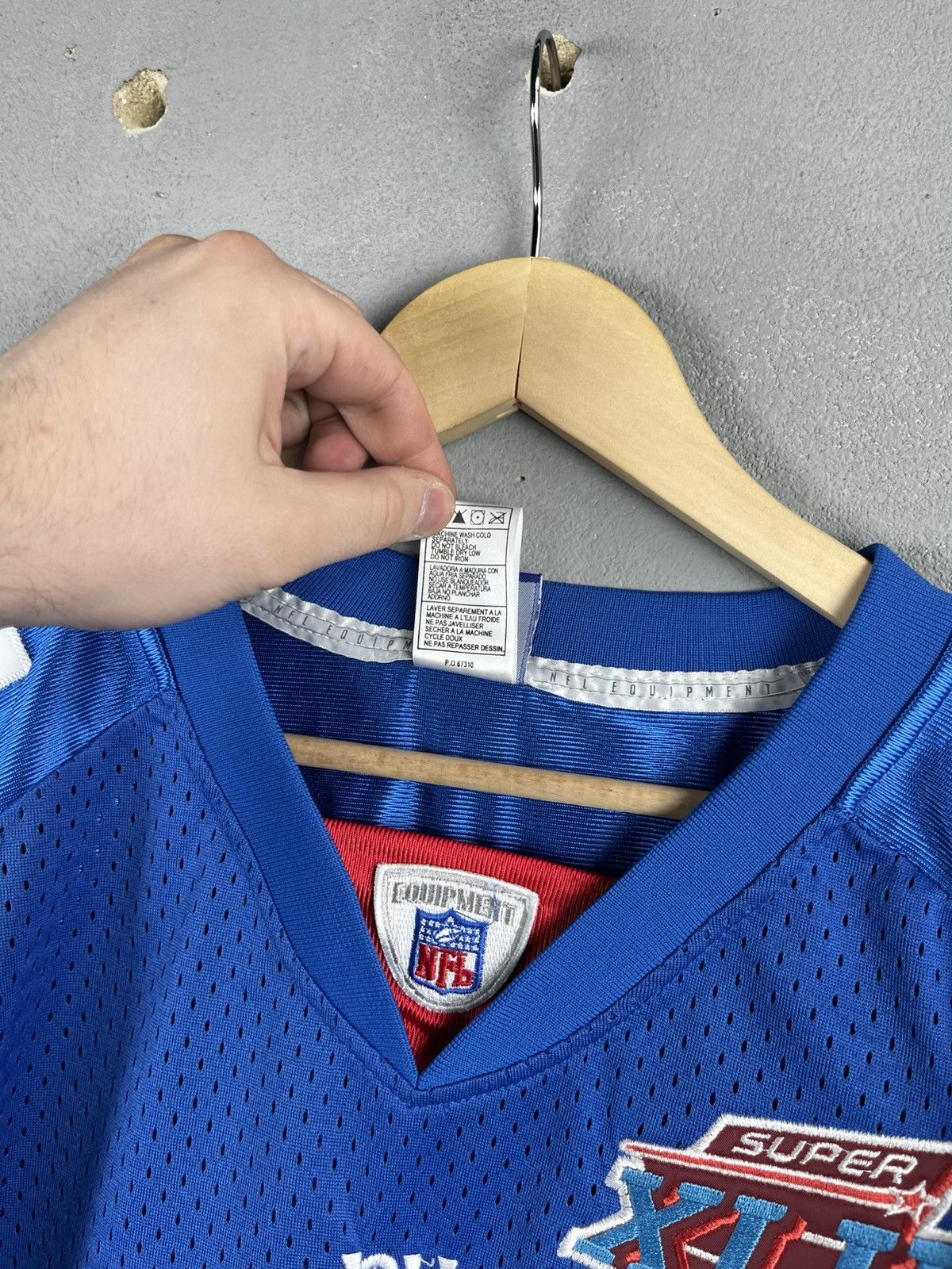 Reebok 2008 New York Giants Jacobs #27 Super Bowl Size US XL / EU 56 / 4 - 12 Thumbnail