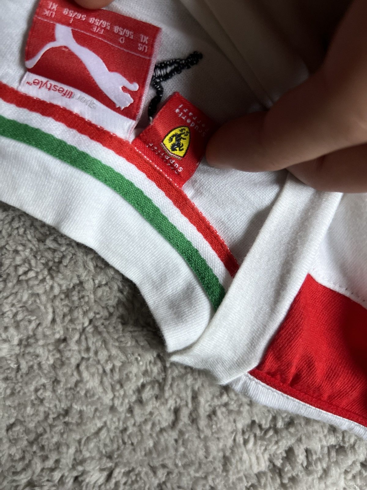 Ferrari × Puma Puma Santander Ferrari Polo Shirt Jersey Tee Racing Size US XL / EU 56 / 4 - 6 Thumbnail