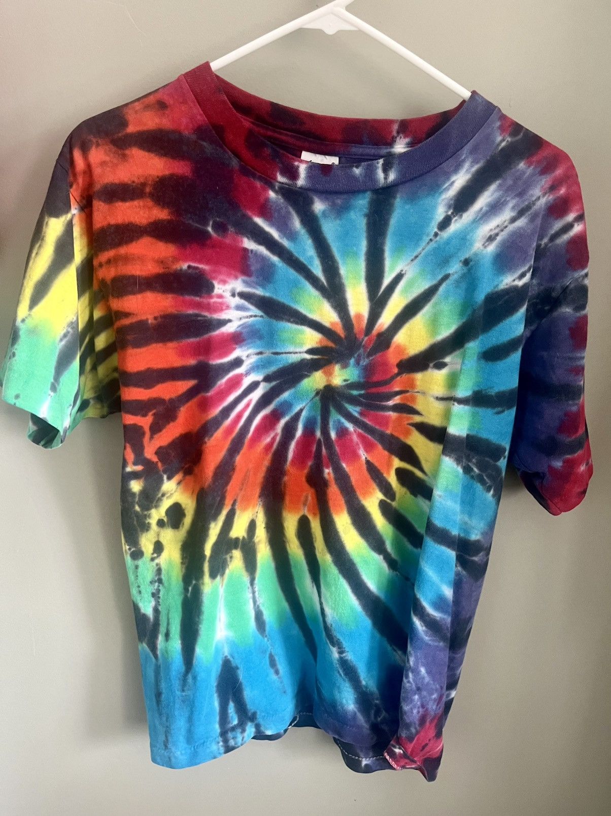 Vintage Sundog 90s Vintage Neon Tie Die Single Stitch Shirt Size US M / EU 48-50 / 2 - 2 Thumbnail