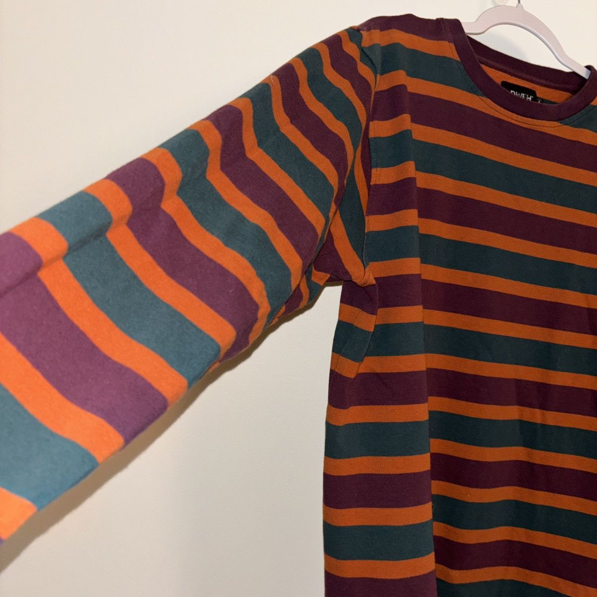 Earl Sweatshirt DWFH Earl Sweatshirt Death World Feral Hands Striped T-Shirt Size US L / EU 52-54 / 3 - 4 Thumbnail