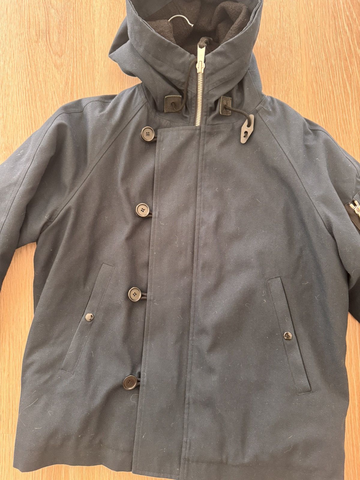 Sandro Navy Sandro Winter Coat Size US L / EU 52-54 / 3 - 3 Thumbnail