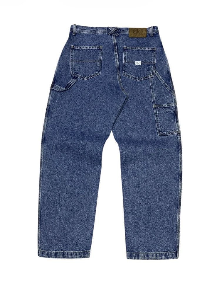 Calvin Klein Vintage 90s Calvin Klein Carpenter Denim Pants Size US 32 / EU 48 - 4 Thumbnail