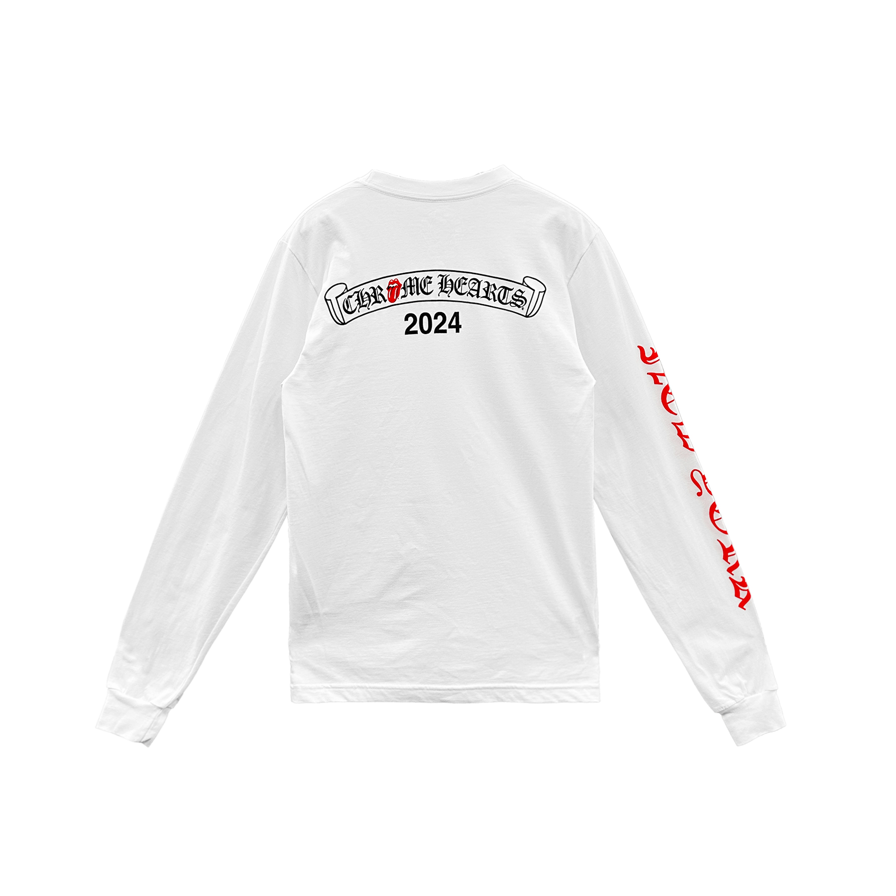 Chrome Hearts Chrome Hearts Rolling Stones Red Tongue Long Sleeve Shirt Size S / US 4 / IT 40 - 2 Thumbnail