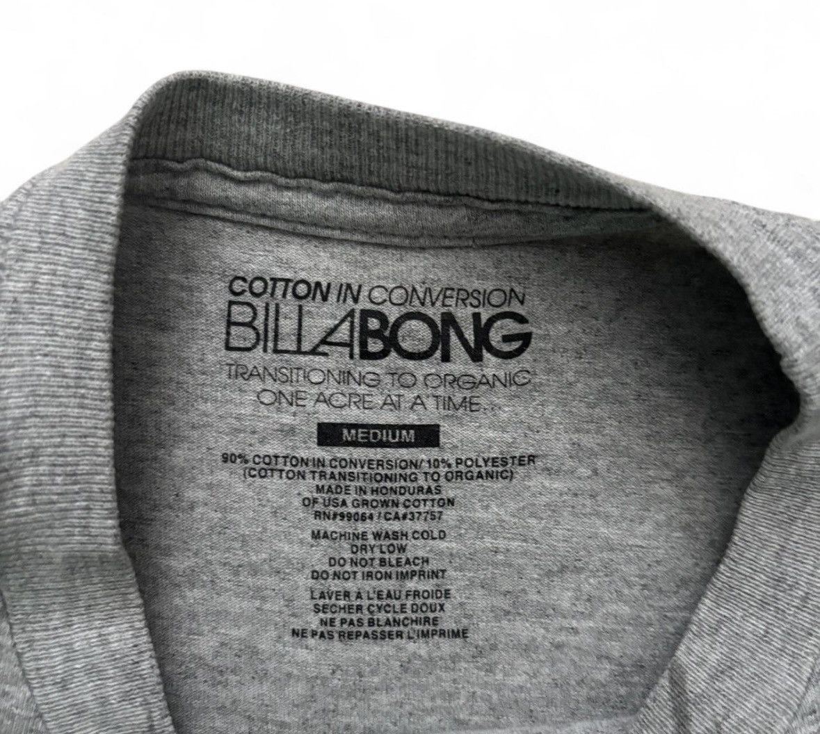 Billabong Grey Y2K billabong tee Size US M / EU 48-50 / 2 - 3 Thumbnail