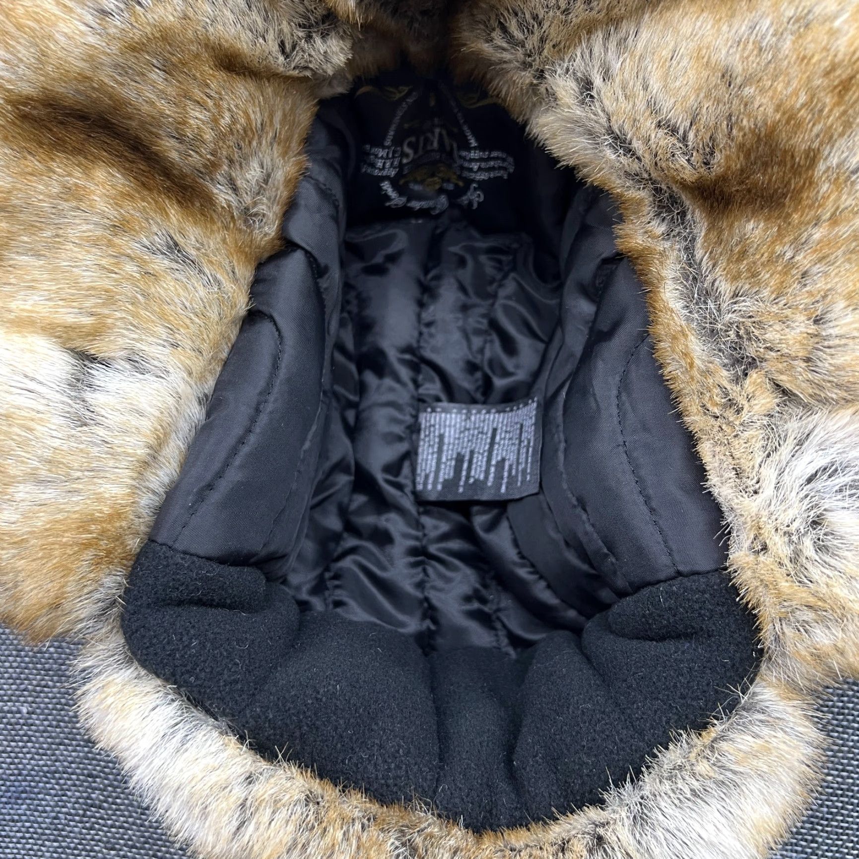 Vintage Barts Deluxe Trapper Hat One Size Faux Fur Aviator Ushanka Quilted Gray Womens/Unisex Adults Hat Size ONE SIZE - 3 Thumbnail