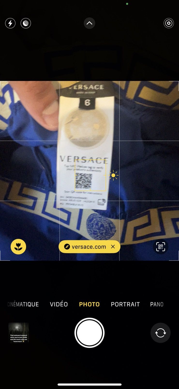 Versace Versace Oversized Motif Shorts Size US 34 / EU 50 - 5 Thumbnail