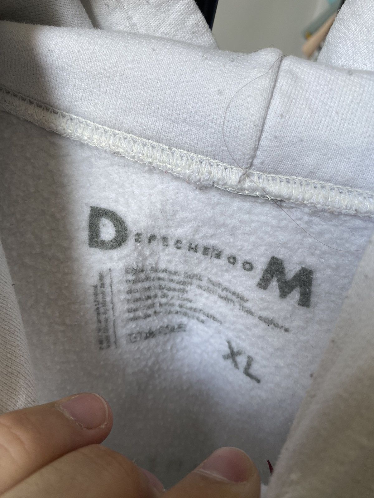 Band Tees 00s Depeche Mode Memento Mori White Hoodie Angel Size US XL / EU 56 / 4 - 5 Thumbnail