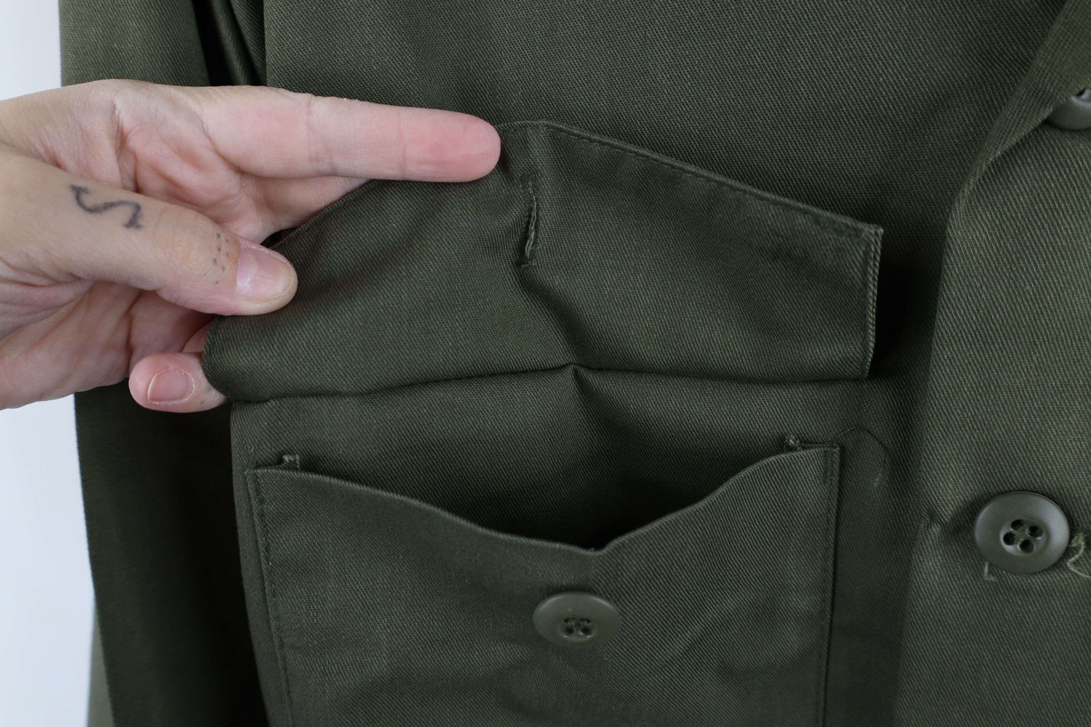 Vintage Vintage 80s Issued Dura Press OG507 Utility Button Shirt USA Size US M / EU 48-50 / 2 - 4 Thumbnail