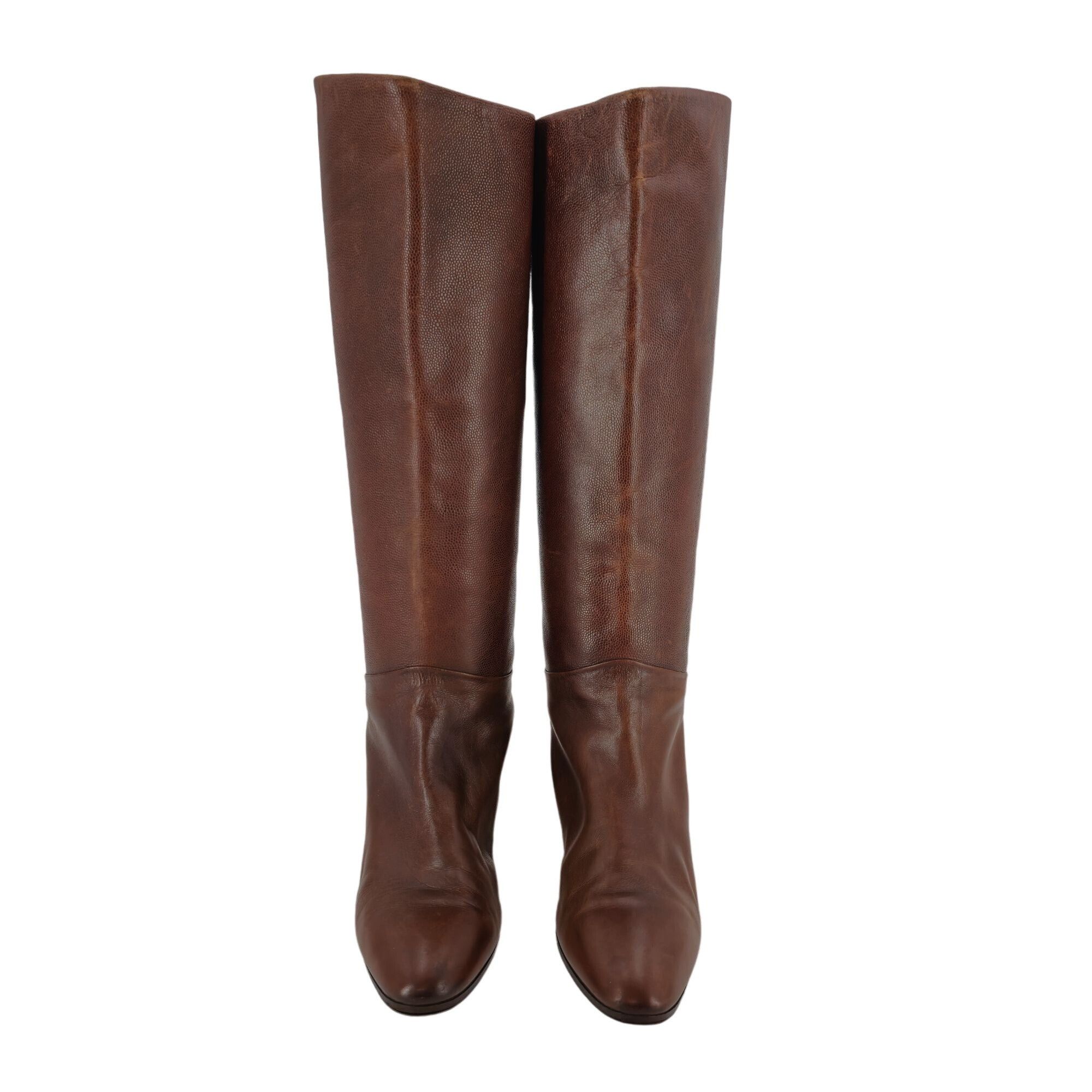 Bally Vintage Italian Calfskin Bally Womens Size 7.5M Brown Soft Size US 7.5 / IT 37.5 - 5 Thumbnail