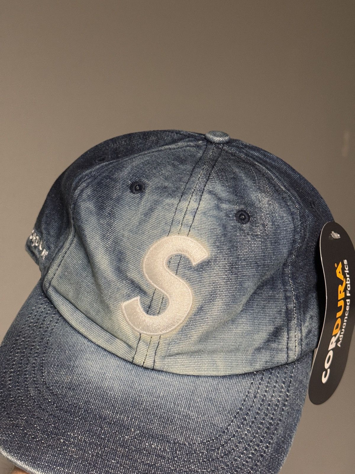 Supreme Supreme Cordura Denim S Logo 6-Panel Hat indigo ss25
