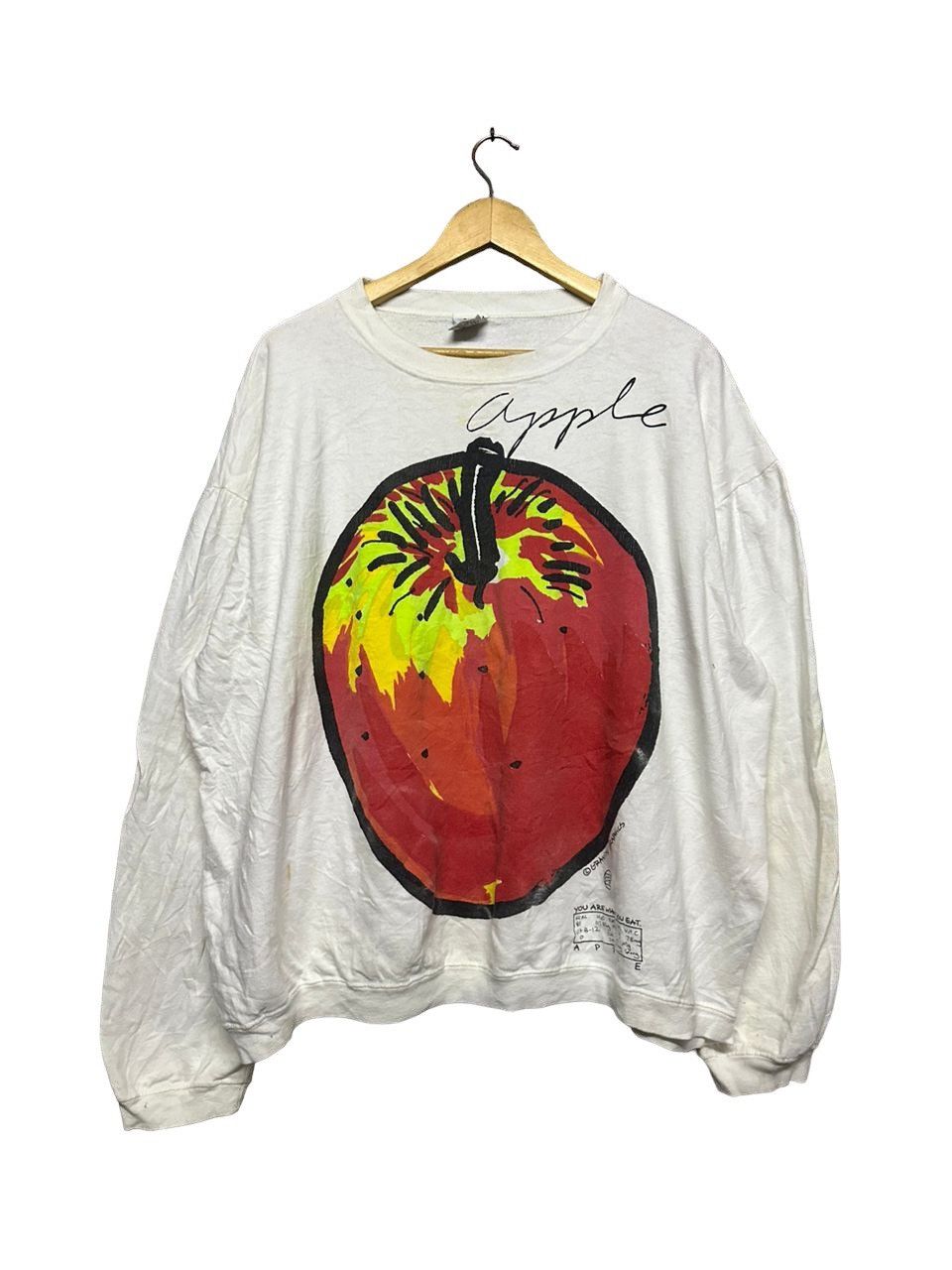 Vintage Vtg🔥Gravity Graphics Big Apple Artwork Sweatshirt Size US L / EU 52-54 / 3 - 2 Thumbnail