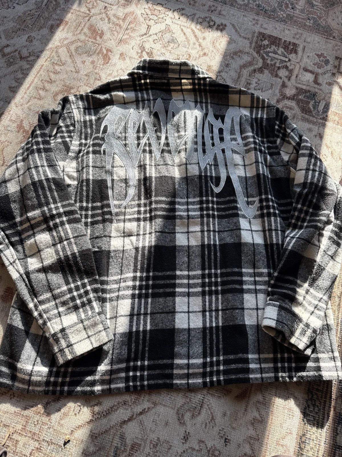 Revenge Revenge Arch Logo Zip Up Flannel Size US L / EU 52-54 / 3 - 2 Thumbnail
