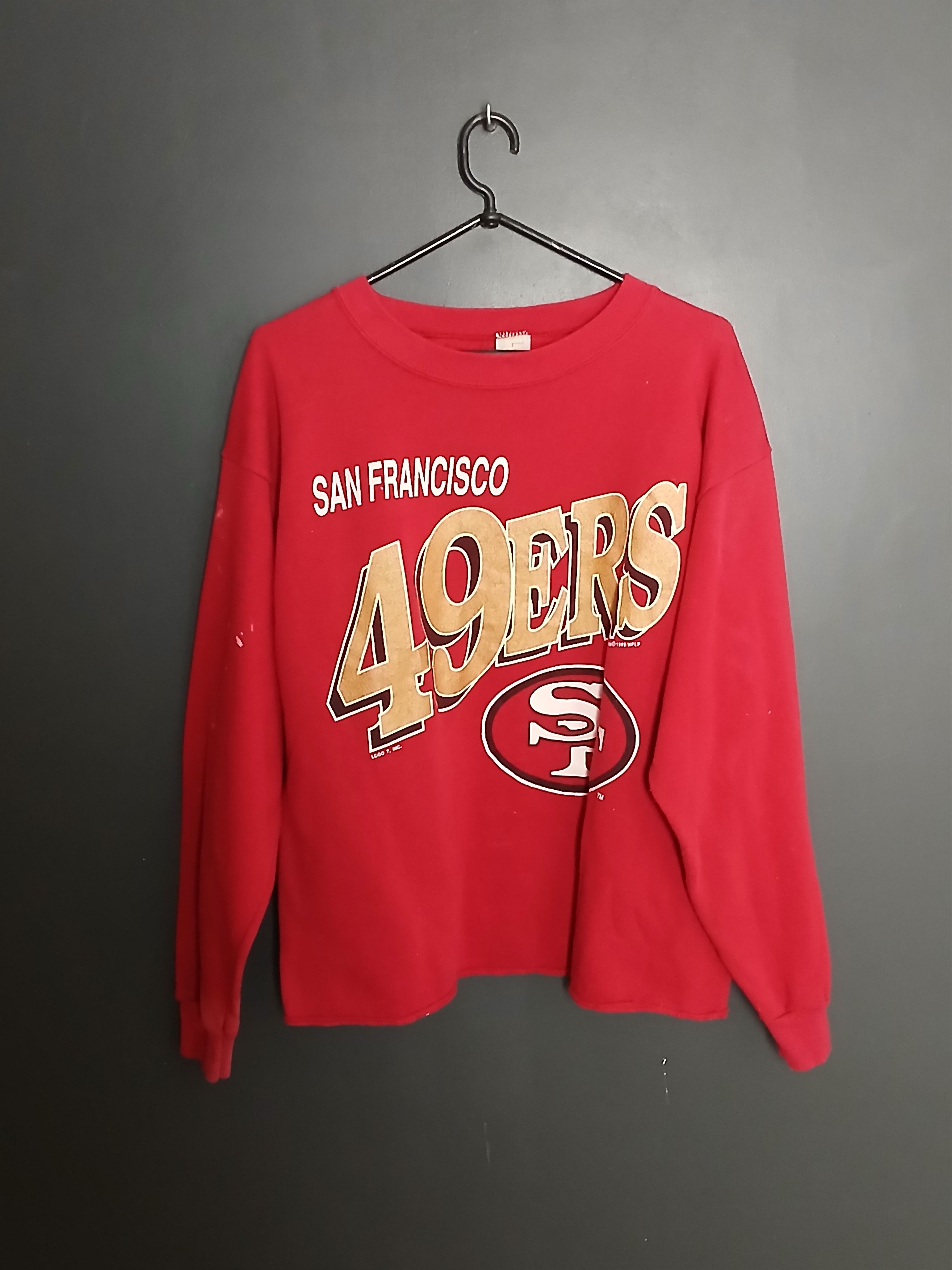 NFL × Vintage Vintage 1990 NFL San Francisco 49ers Sweatshirt Size US XL / EU 56 / 4 - 1 Thumbnail