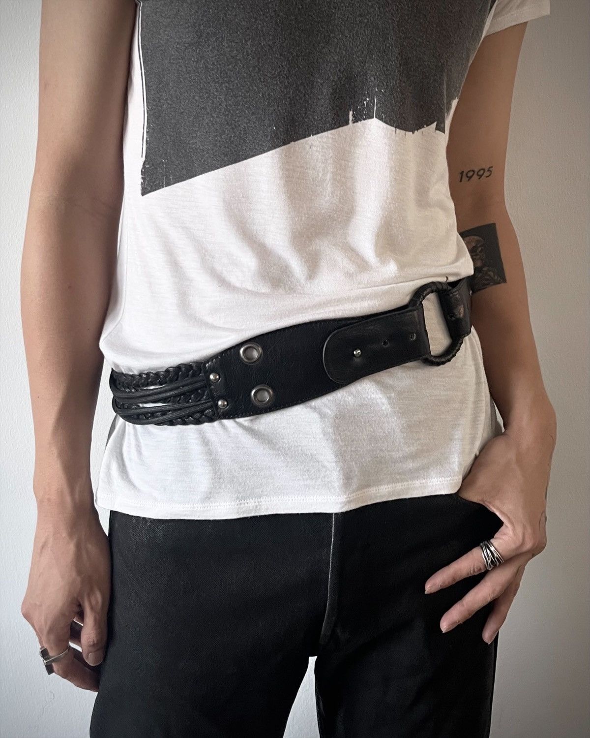 Japanese Brand Koji Tachiyama Elastic Buckle Belt Size ONE SIZE - 2 Thumbnail
