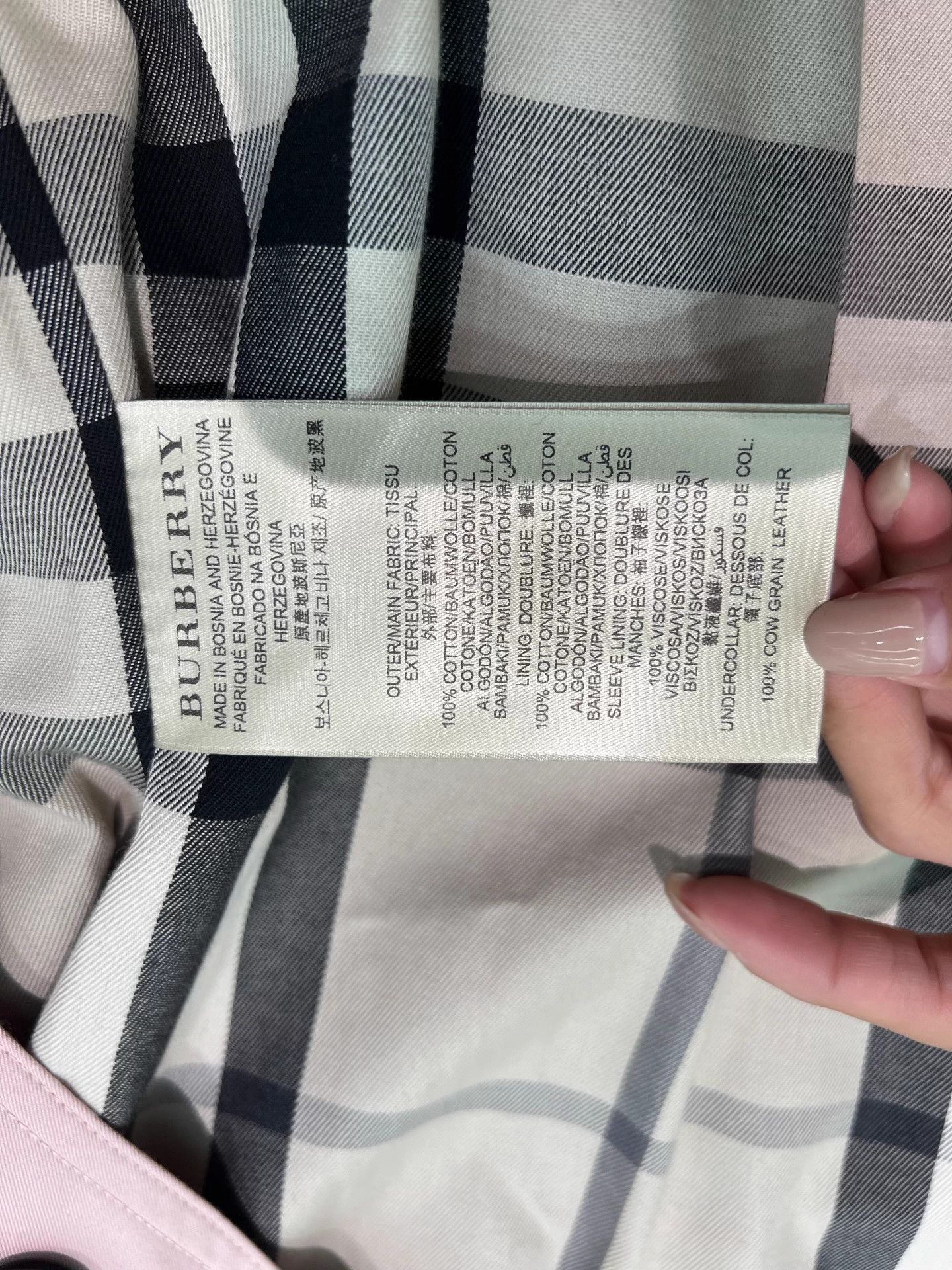 Burberry Burberry light pink long trench coat UK12 99 New Size M / US 6-8 / IT 42-44 - 5 Thumbnail