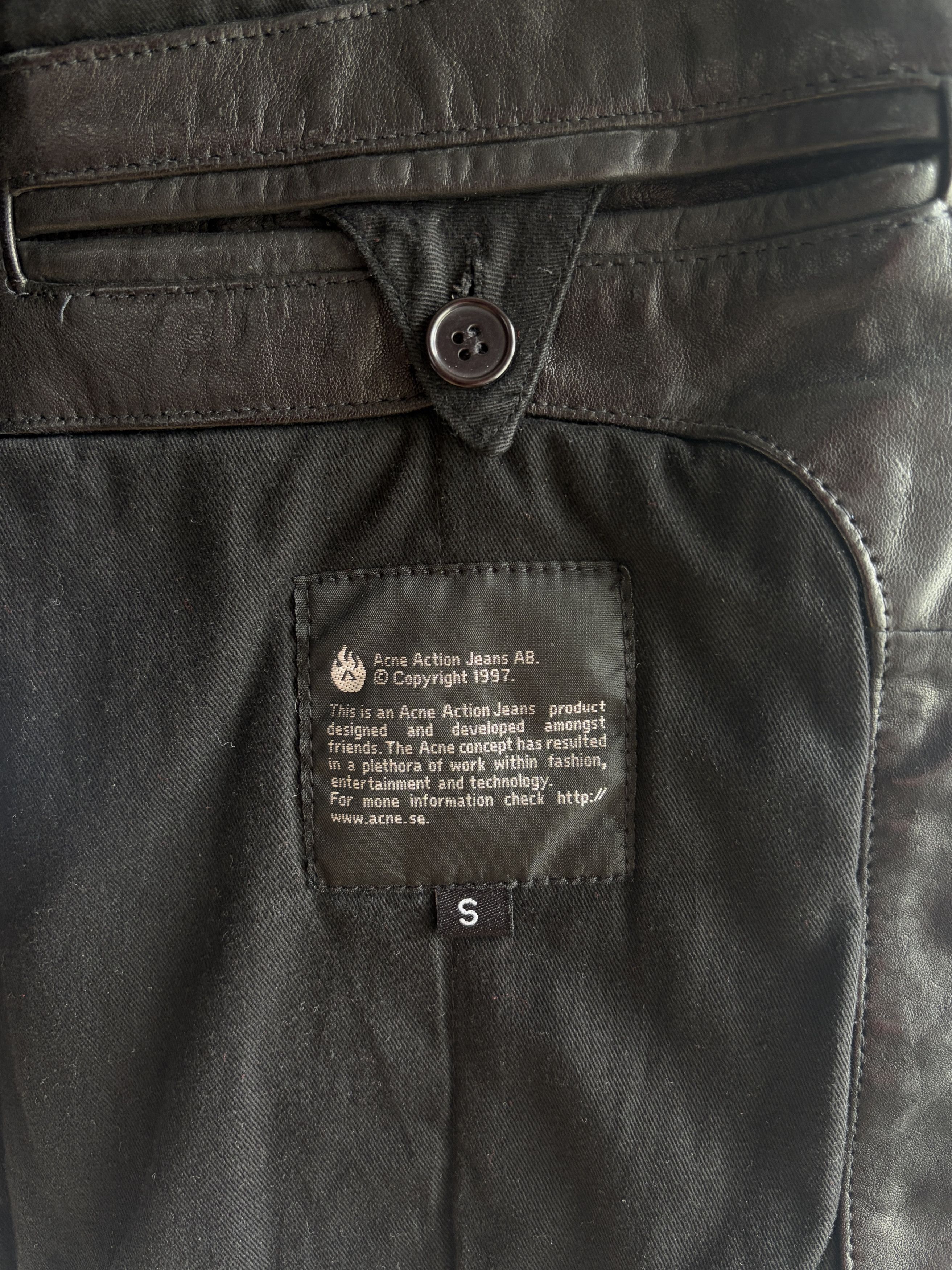 Acne Studios SS04 Gimp Leather Jacket Size US M / EU 48-50 / 2 - 10 Thumbnail