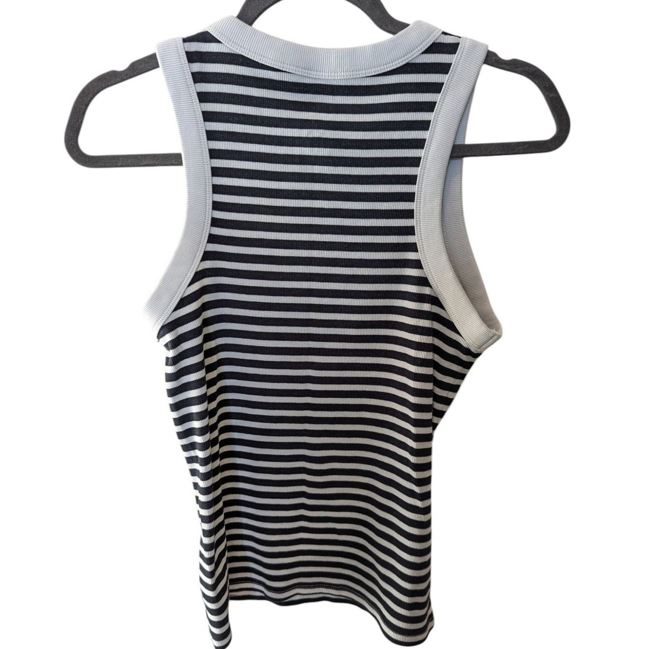 Other F&F Striped Navy Tank Top Sustainably Made Medium Size M / US 6-8 / IT 42-44 - 4 Thumbnail
