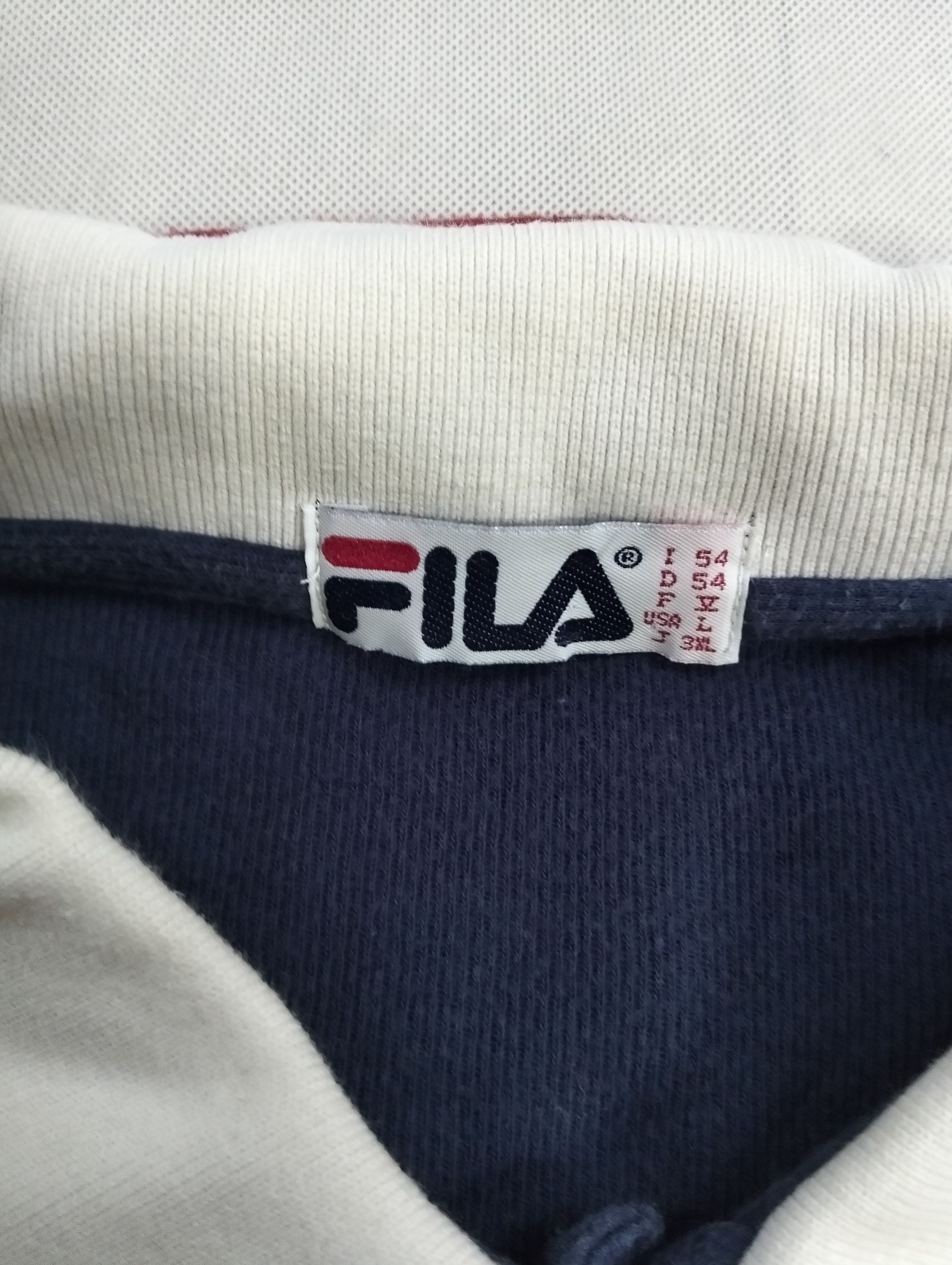 Fila T-shirt polo vintage Fila Size US L / EU 52-54 / 3 - 3 Thumbnail