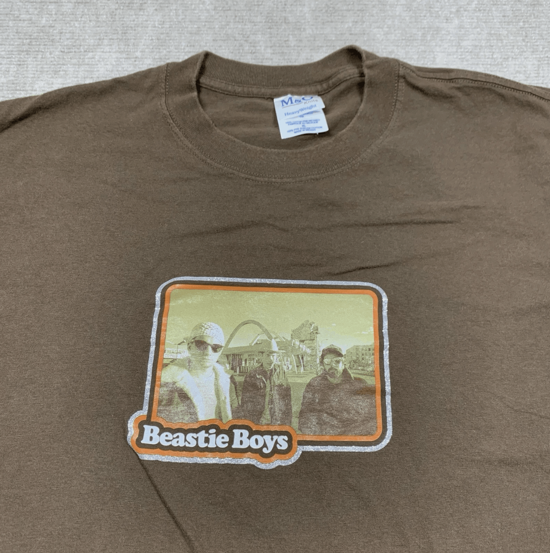 Other Vintage Beastie Boys T Shirt Mens XL Brown Sparkle Size US XL / EU 56 / 4 - 2 Thumbnail