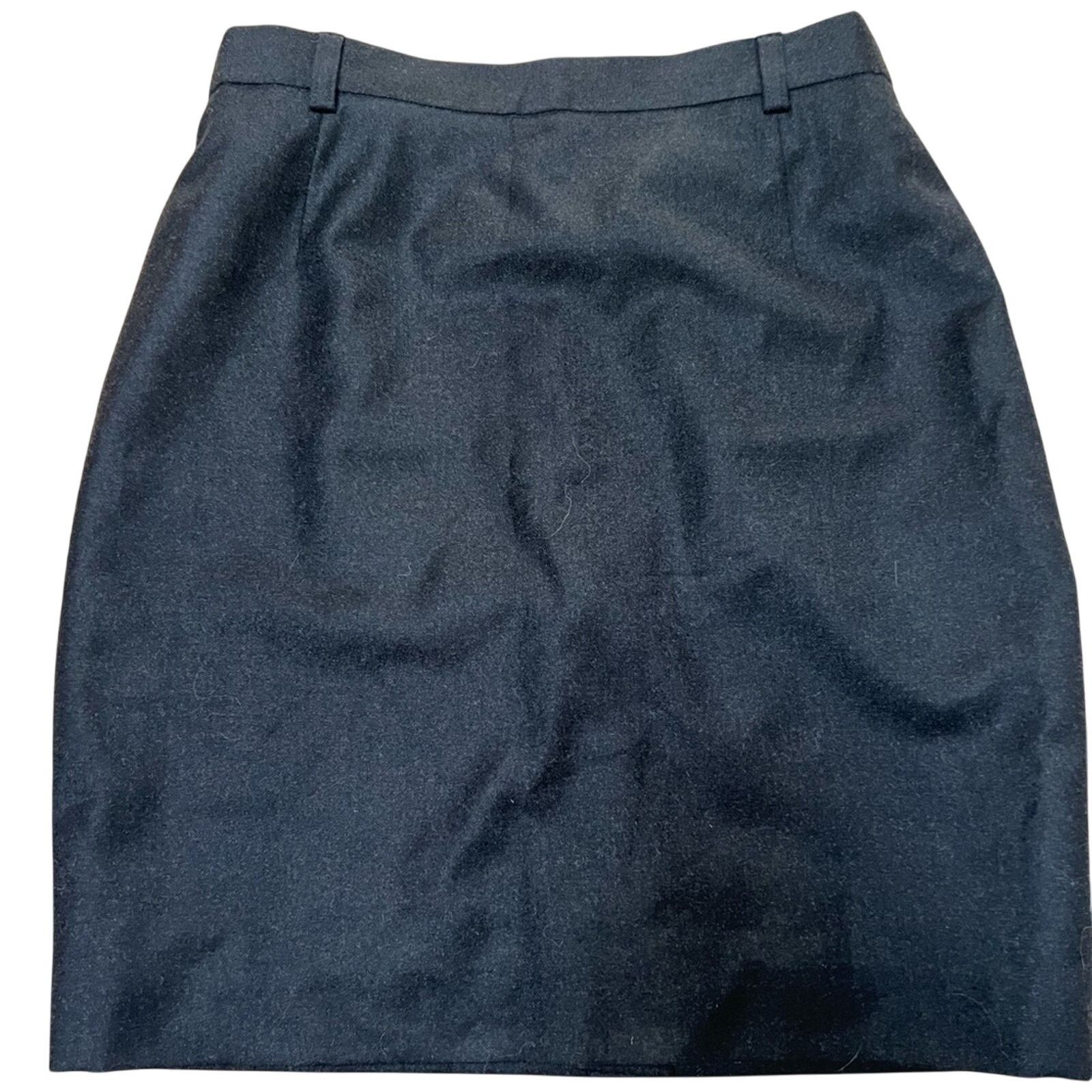 Escada Escada by Margaretha Ley short wool skirt charcoal XS Size 25" / US 0 / IT 36 - 1 Thumbnail