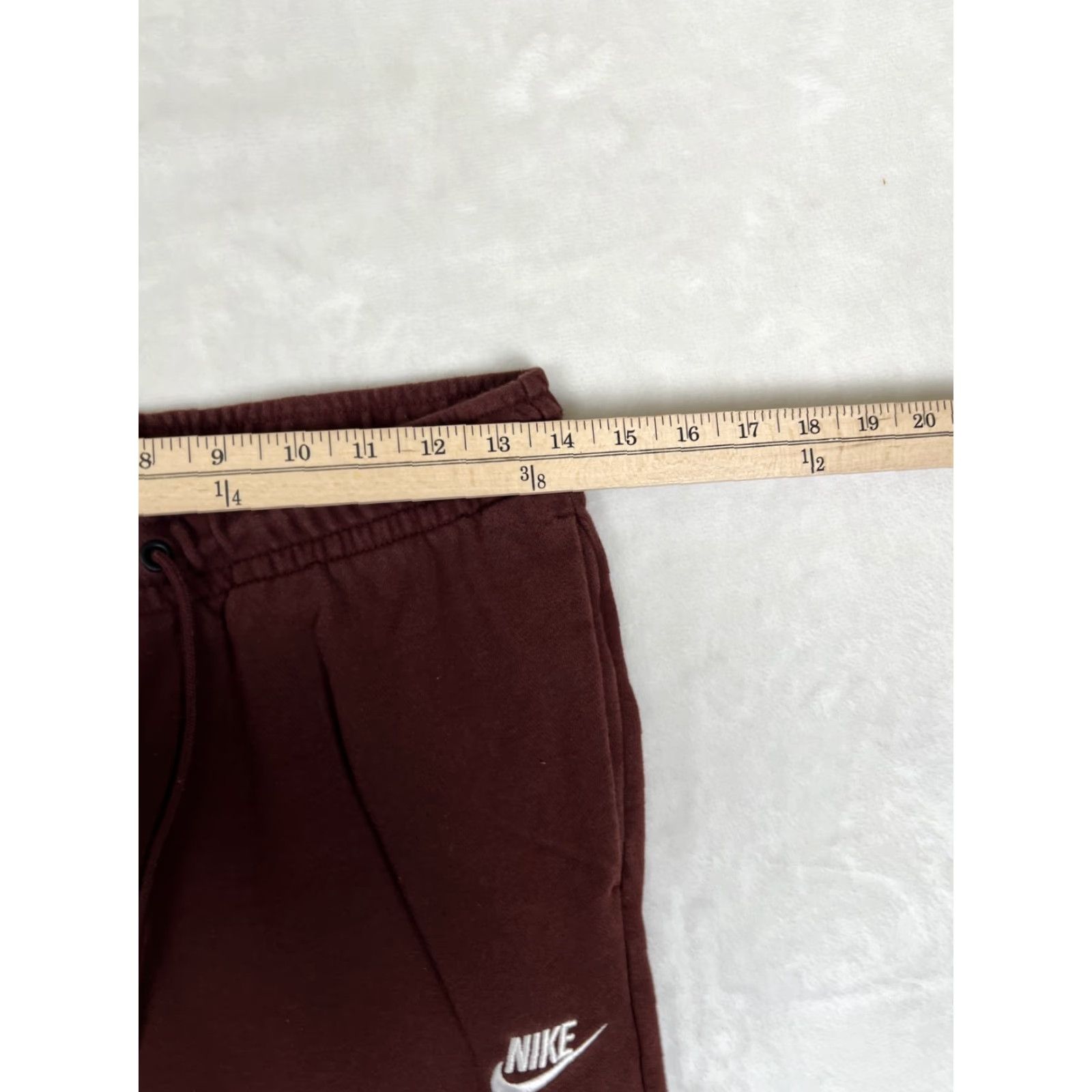 Nike Nike Sweatpants Mens Small Brown Fleece Jogger Pants Cuffed Tapered Athletic Size US 29 - 5 Thumbnail