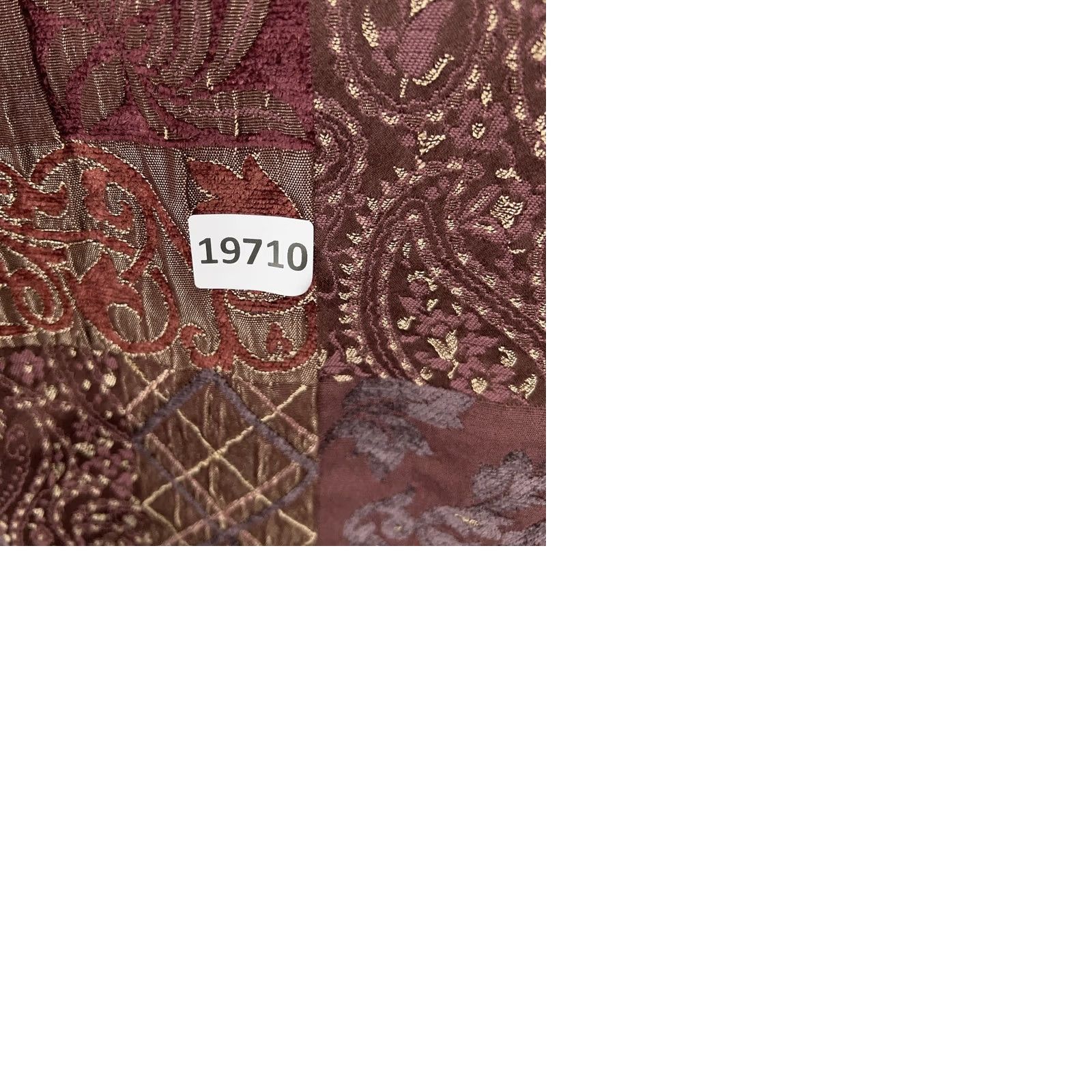 Vintage Barn Fly Jacket Womens Medium Maroon Gold Patchwork Tapestry Boho Western Ranch Size M / US 6-8 / IT 42-44 - 9 Thumbnail