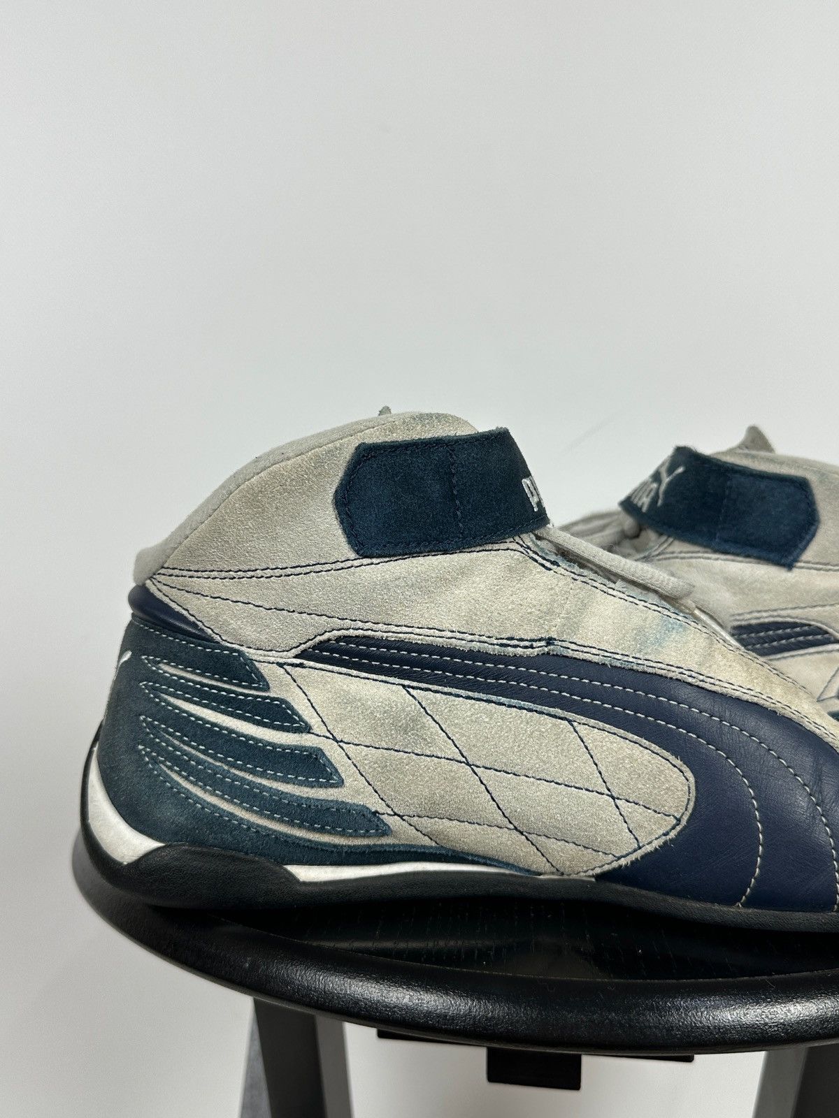 Puma Vintage Puma F1 Repli Cat Mid III SpeedCat Suede Sneakers Size US 7.5 / EU 40-41 - 16 Thumbnail