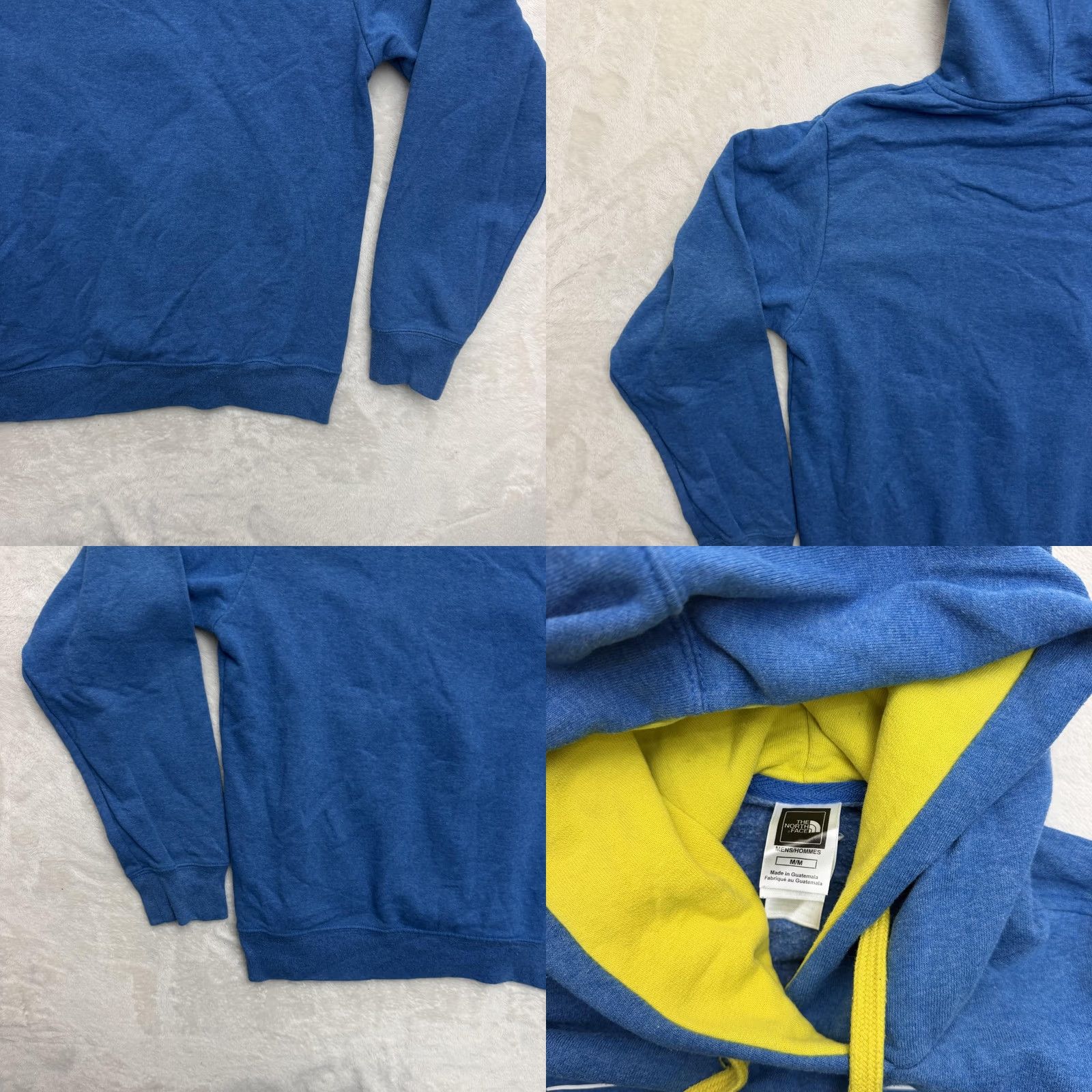The North Face The North Face Hoodie Mens M Blue Graphic Print Crew Neck Pockets Hooded Logo Pullover All Seasons Size US M / EU 48-50 / 2 - 9 Thumbnail