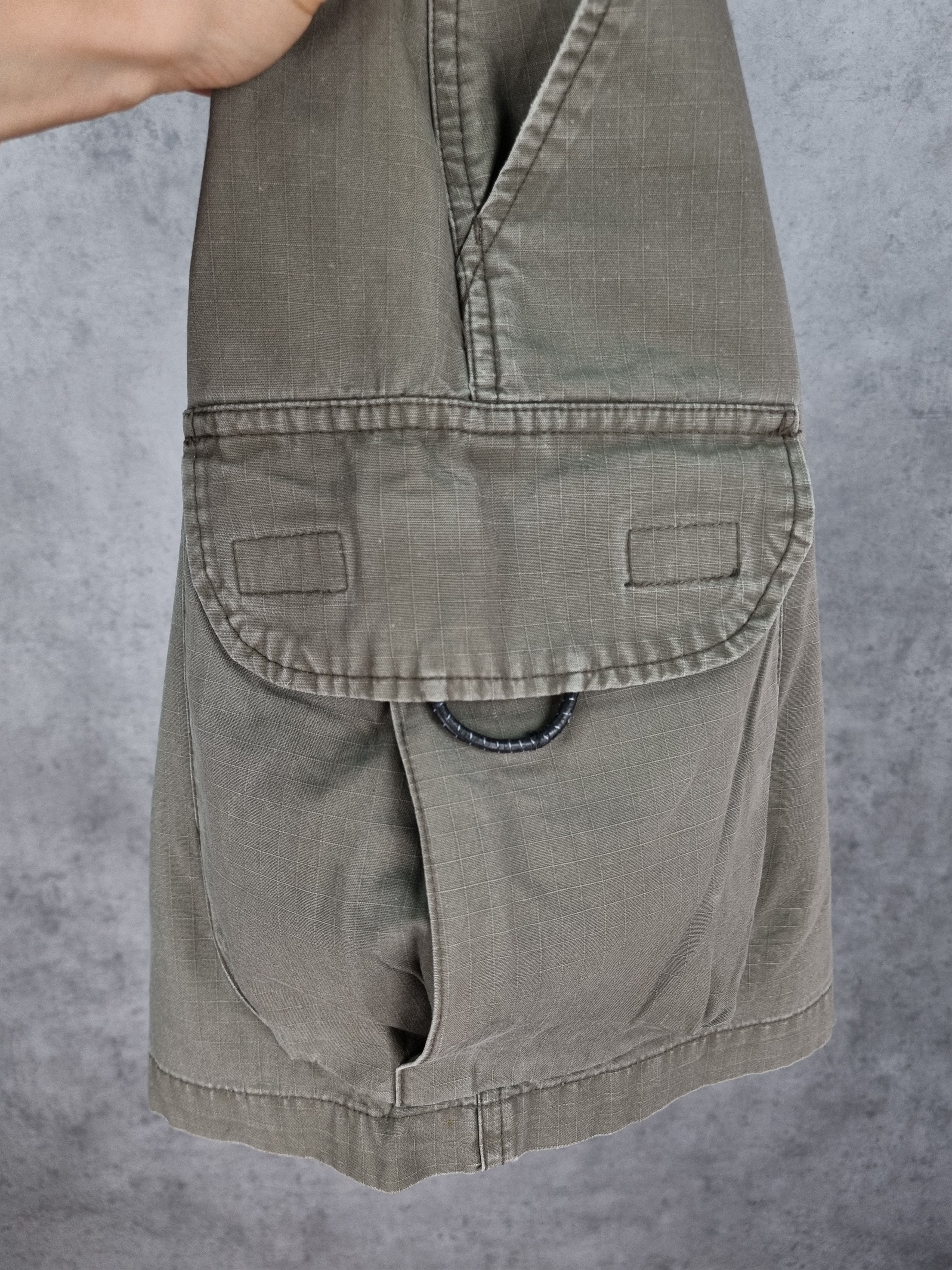 Nike × Nike ACG × Vintage Nike ACG Cargo Military Style Kaki Shorts Size US 31 - 14 Thumbnail