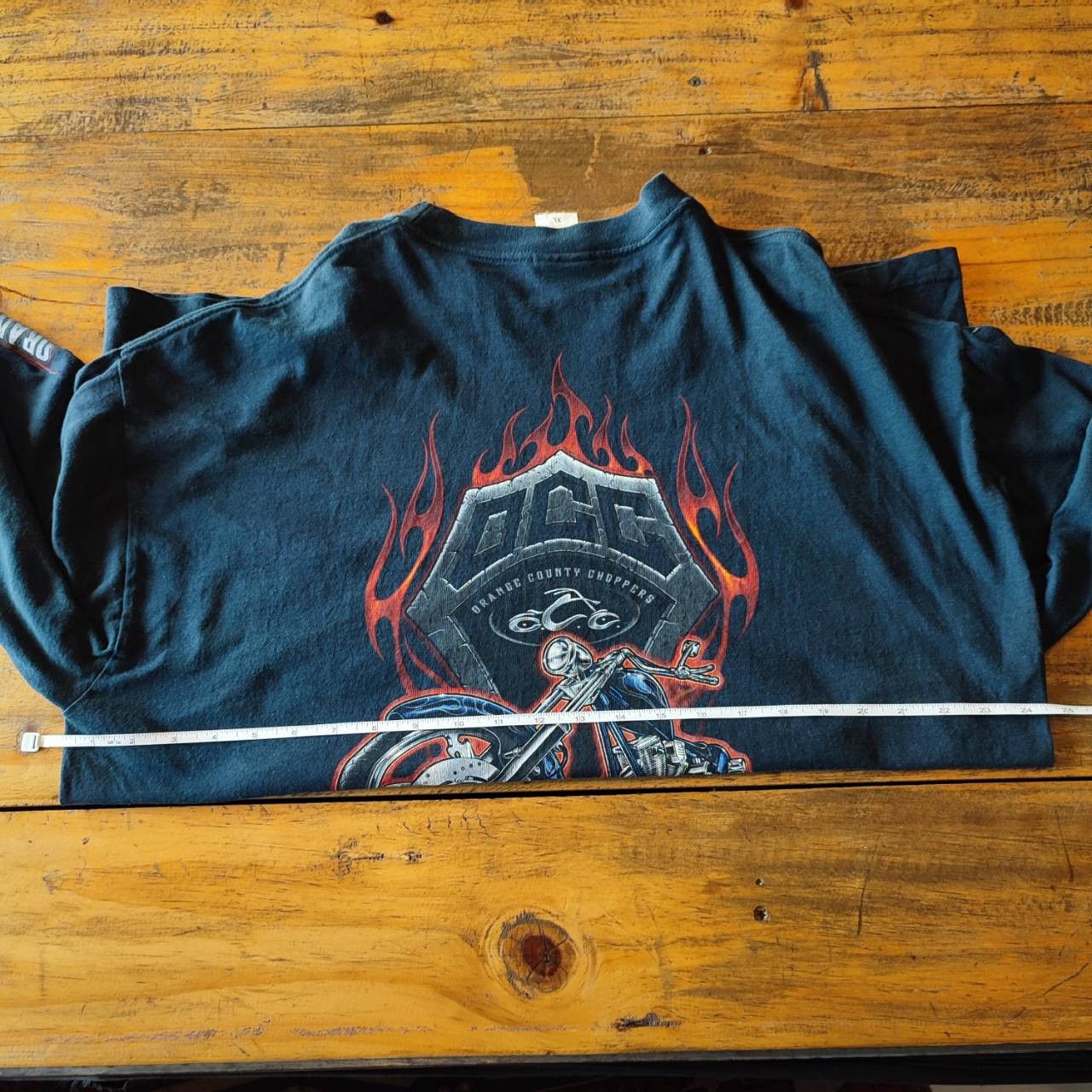 Harley Davidson × Vintage × West Coast Choppers Orange County Choppers Long Sleeve Shirts Size US XL / EU 56 / 4 - 6 Thumbnail