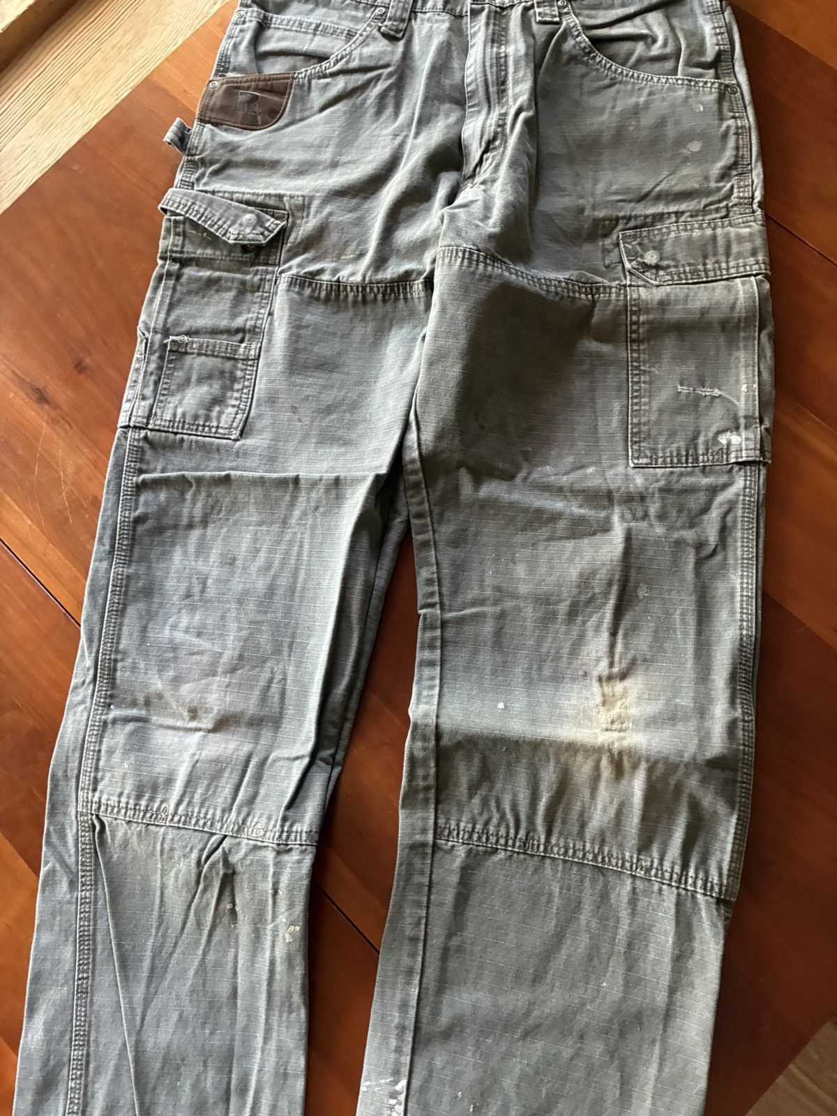 Wrangler Vintage fade Wrangler Riggs double knee pants Size US 32 / EU 48 - 2 Thumbnail