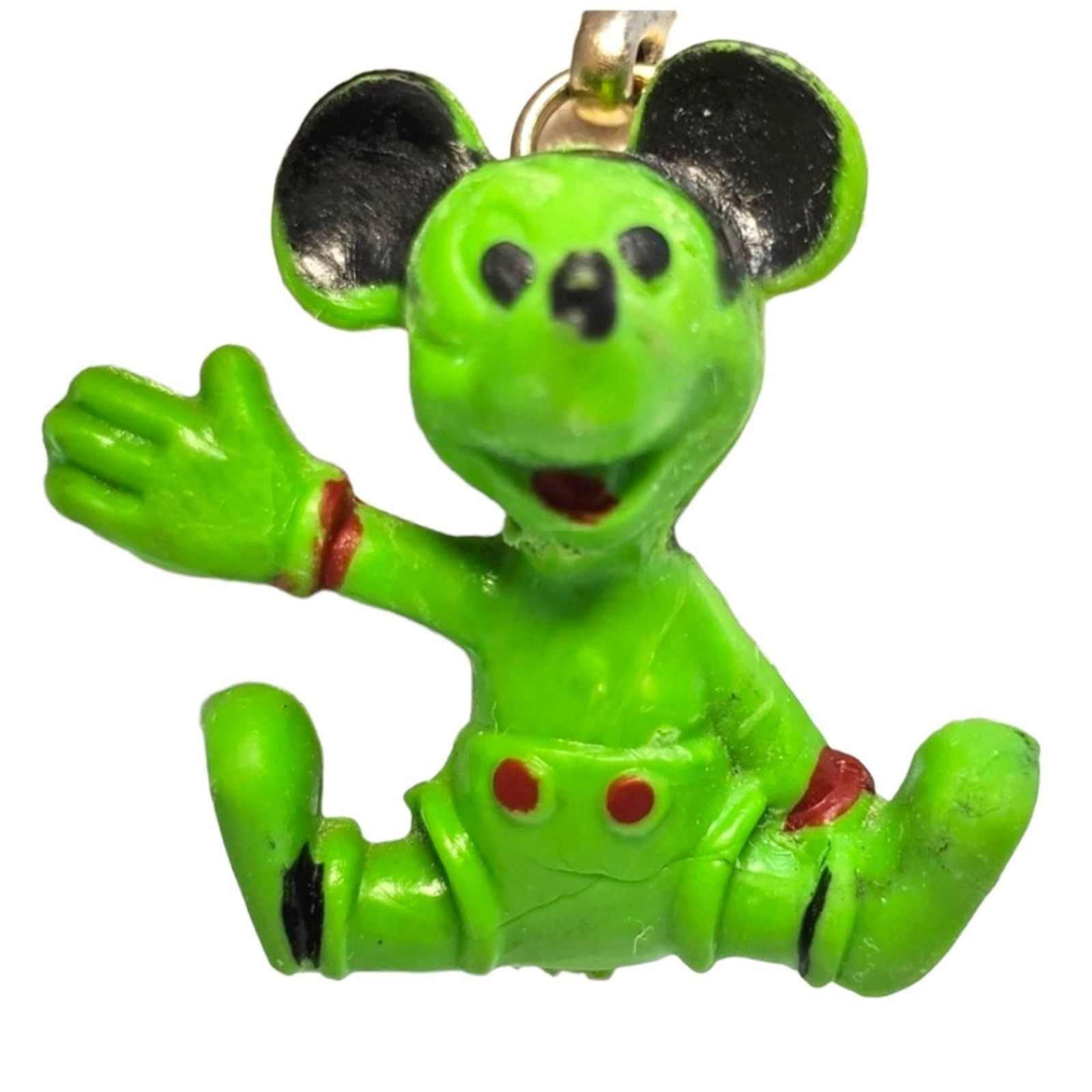 Disney RARE Walt Disney Productions Mickey Green VTG 60s Keychain | Grailed