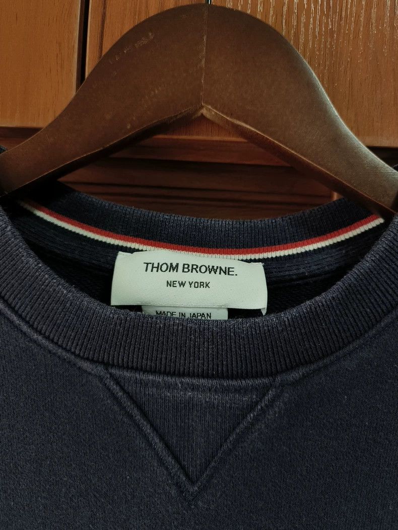 Thom Browne Thom Browne Classic four stripe hoodie Size US L / EU 52-54 / 3 - 3 Thumbnail
