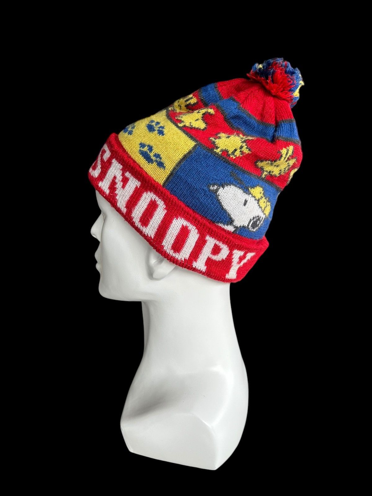 Japanese Brand × Kapital × Vintage Vintage Snoopy Rare Design Beanie Hats ☠️ Size ONE SIZE - 2 Thumbnail